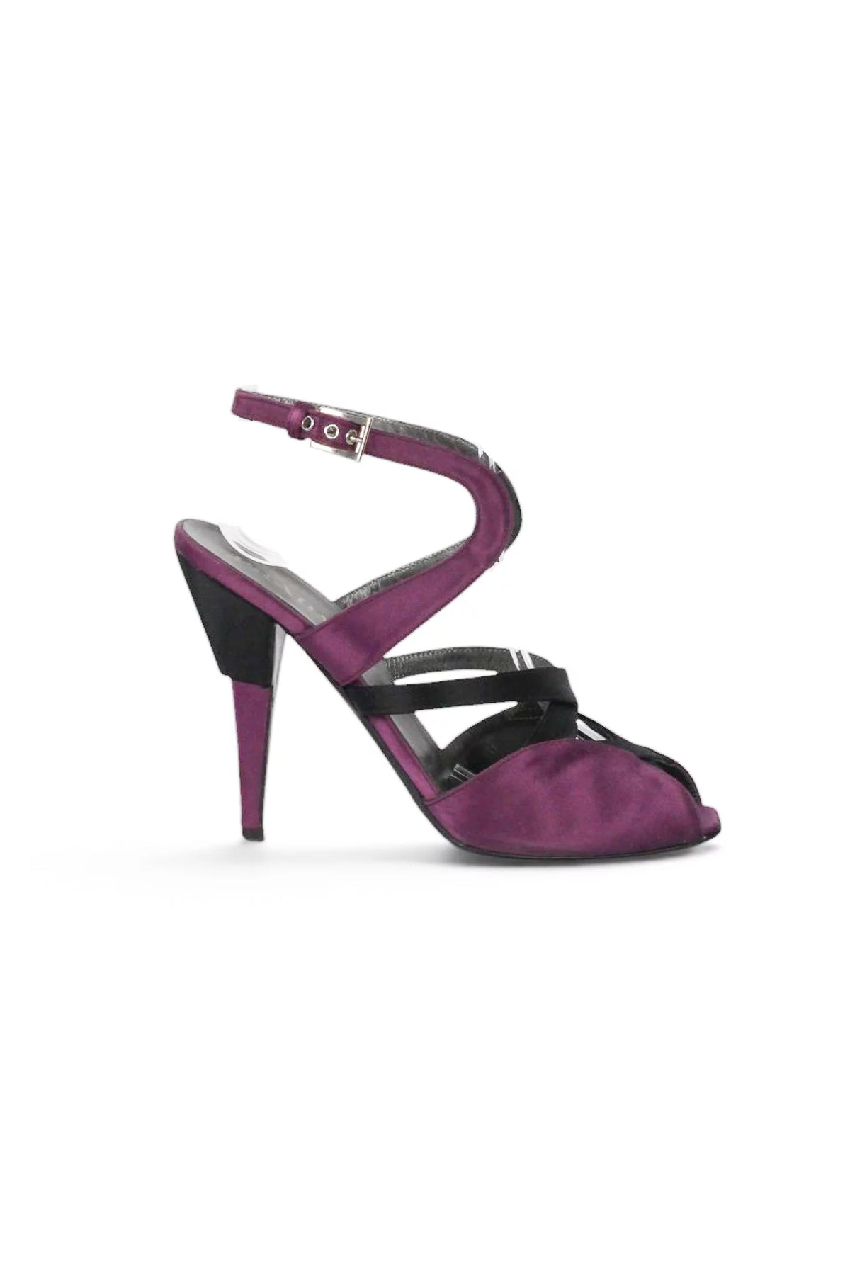 Silk Satin Strappy Heeled Sandals SS2007