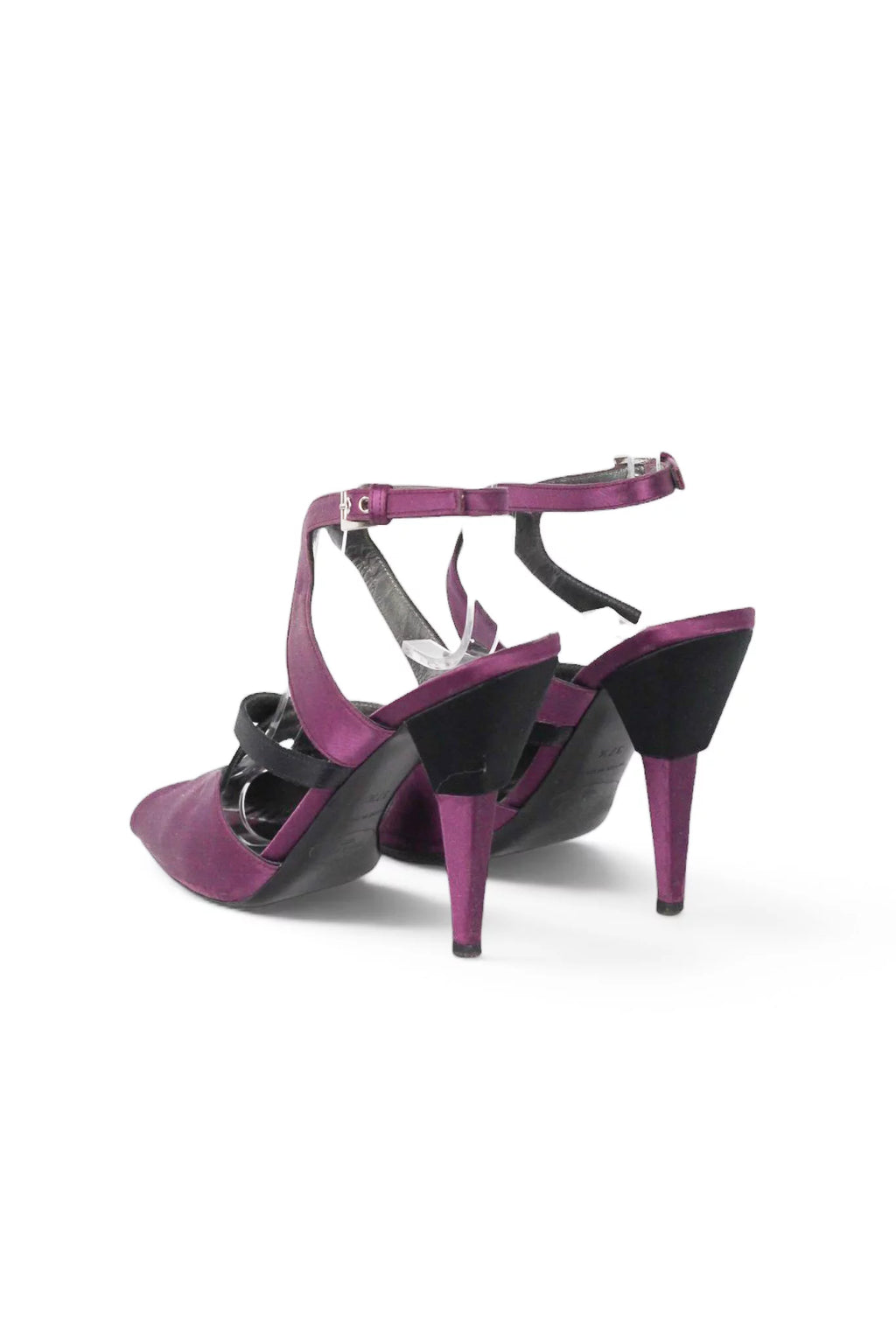 Silk Satin Strappy Heeled Sandals SS2007