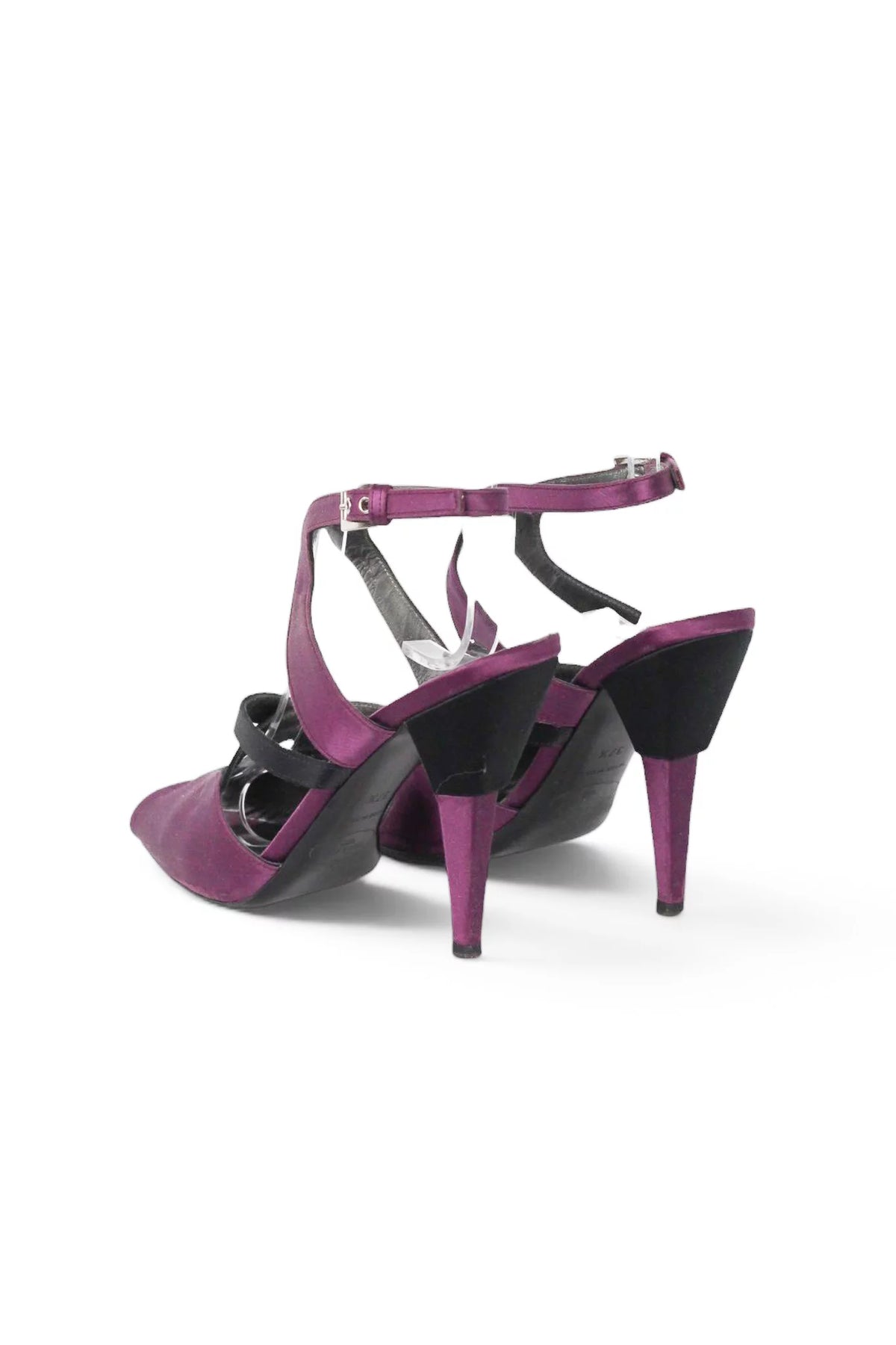 Silk Satin Strappy Heeled Sandals SS2007