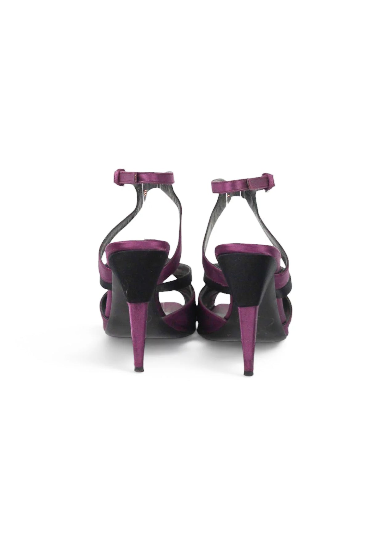 Silk Satin Strappy Heeled Sandals SS2007
