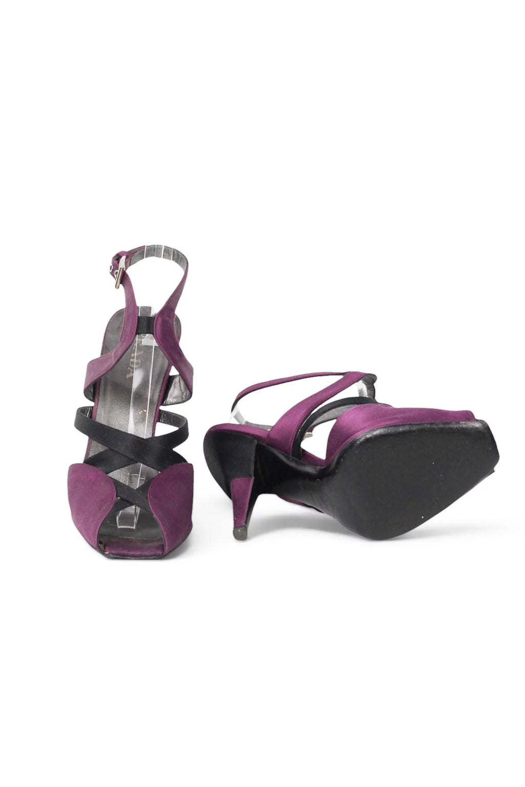 Silk Satin Strappy Heeled Sandals SS2007