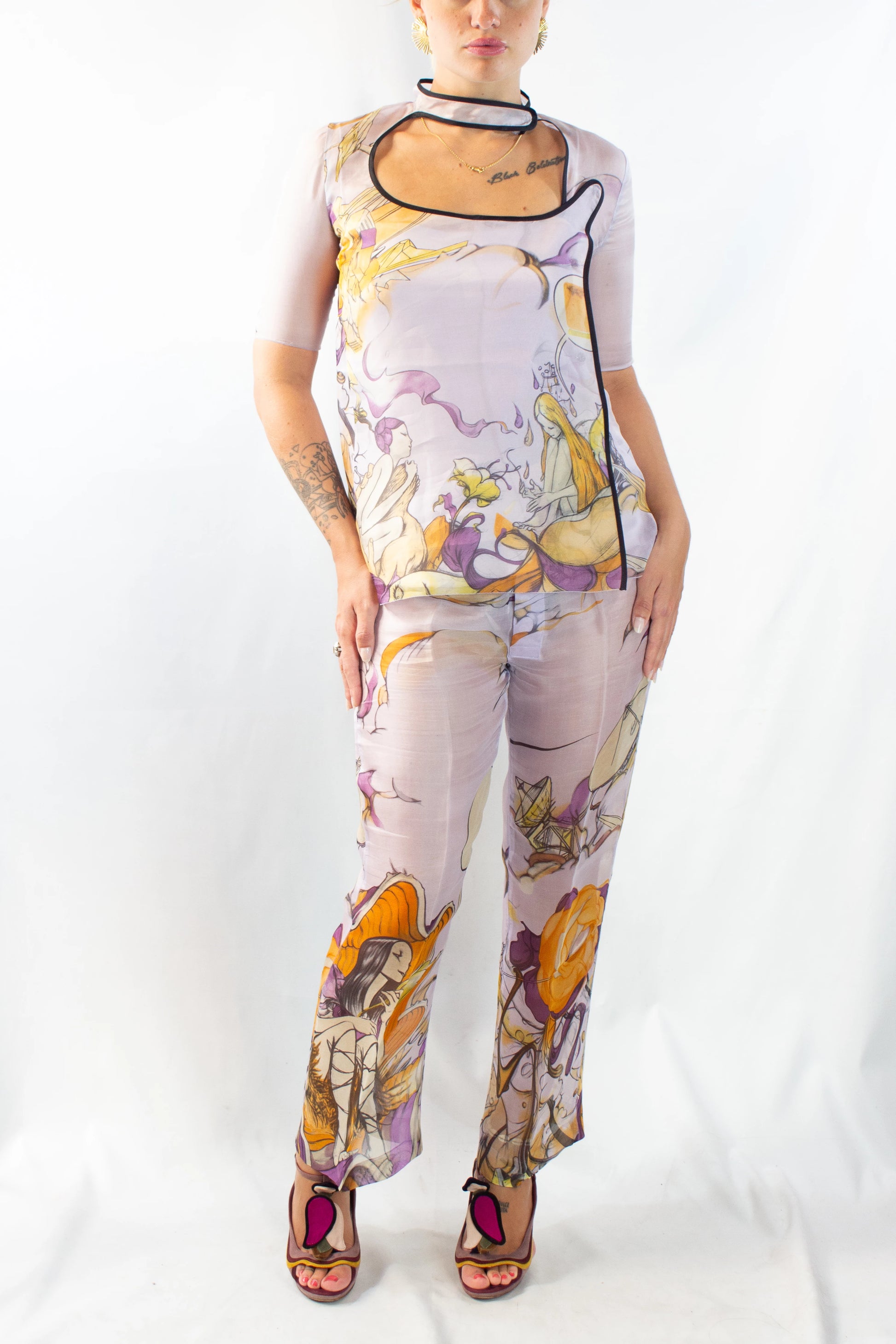 Fairies Collection Lilac Chiffon Top SS2008