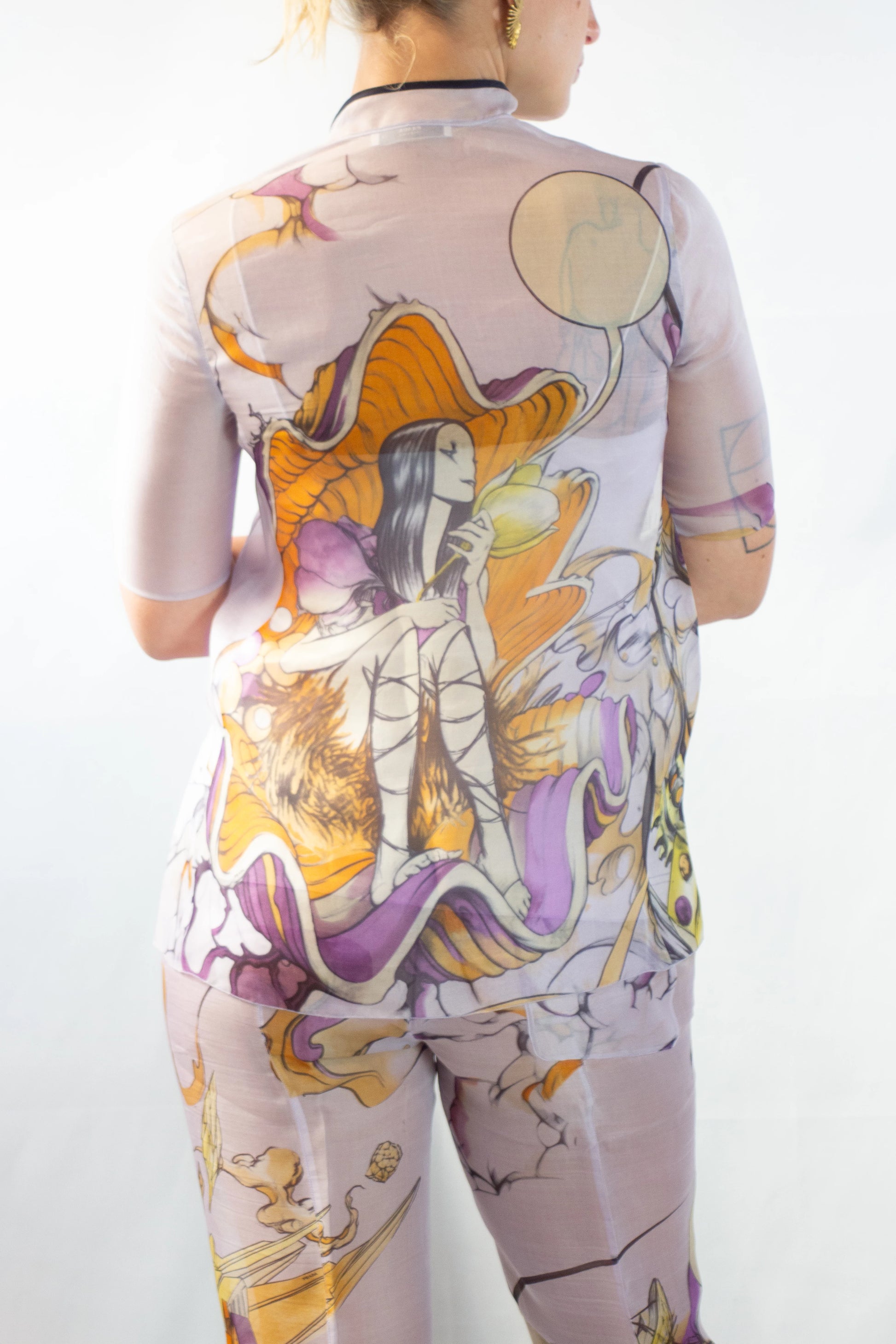 Fairies Collection Lilac Chiffon Top SS2008
