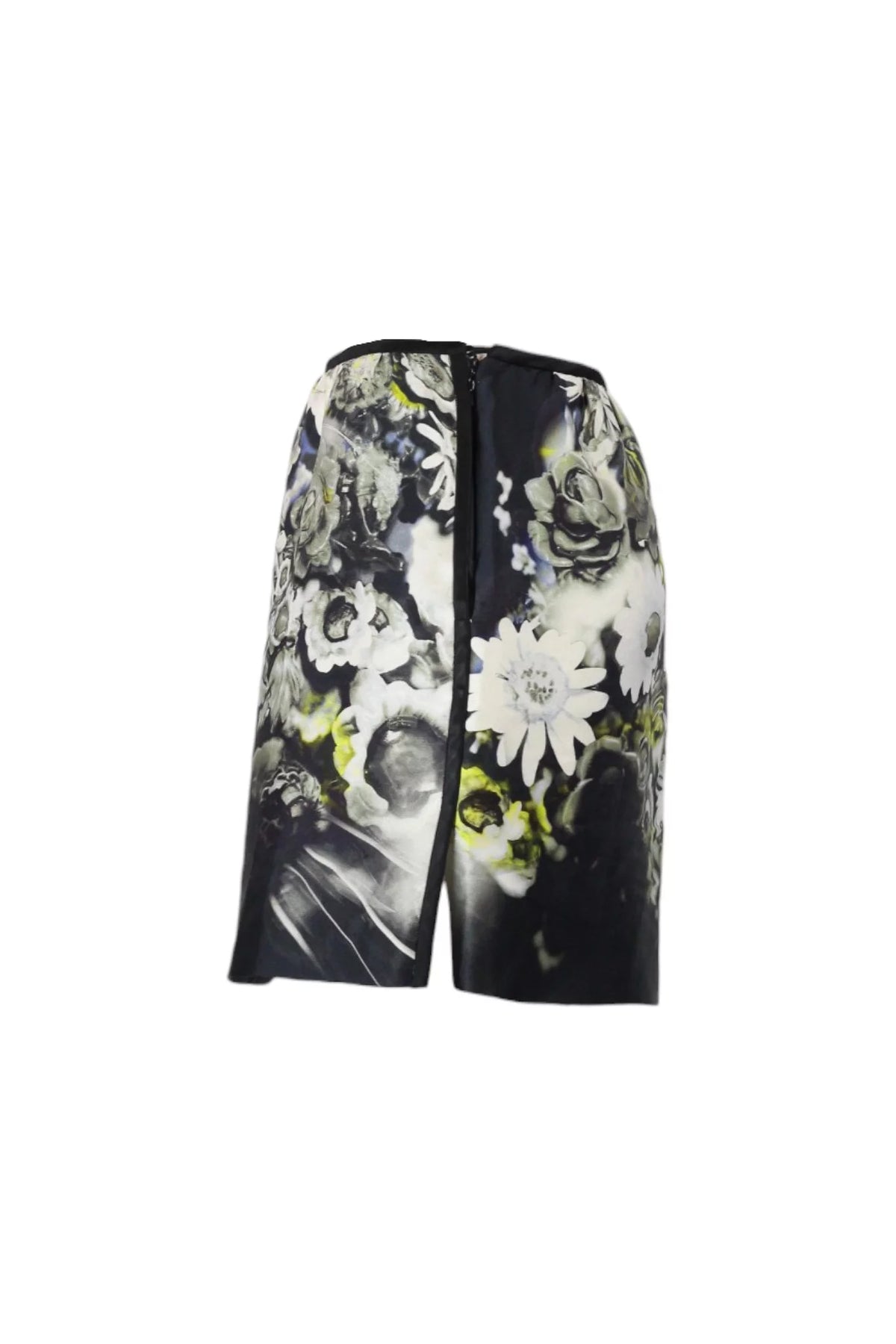Floral Print Silk Mini Skirt SS2010