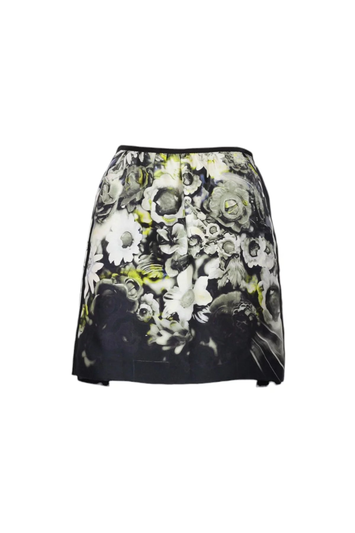 Floral Print Silk Mini Skirt SS2010