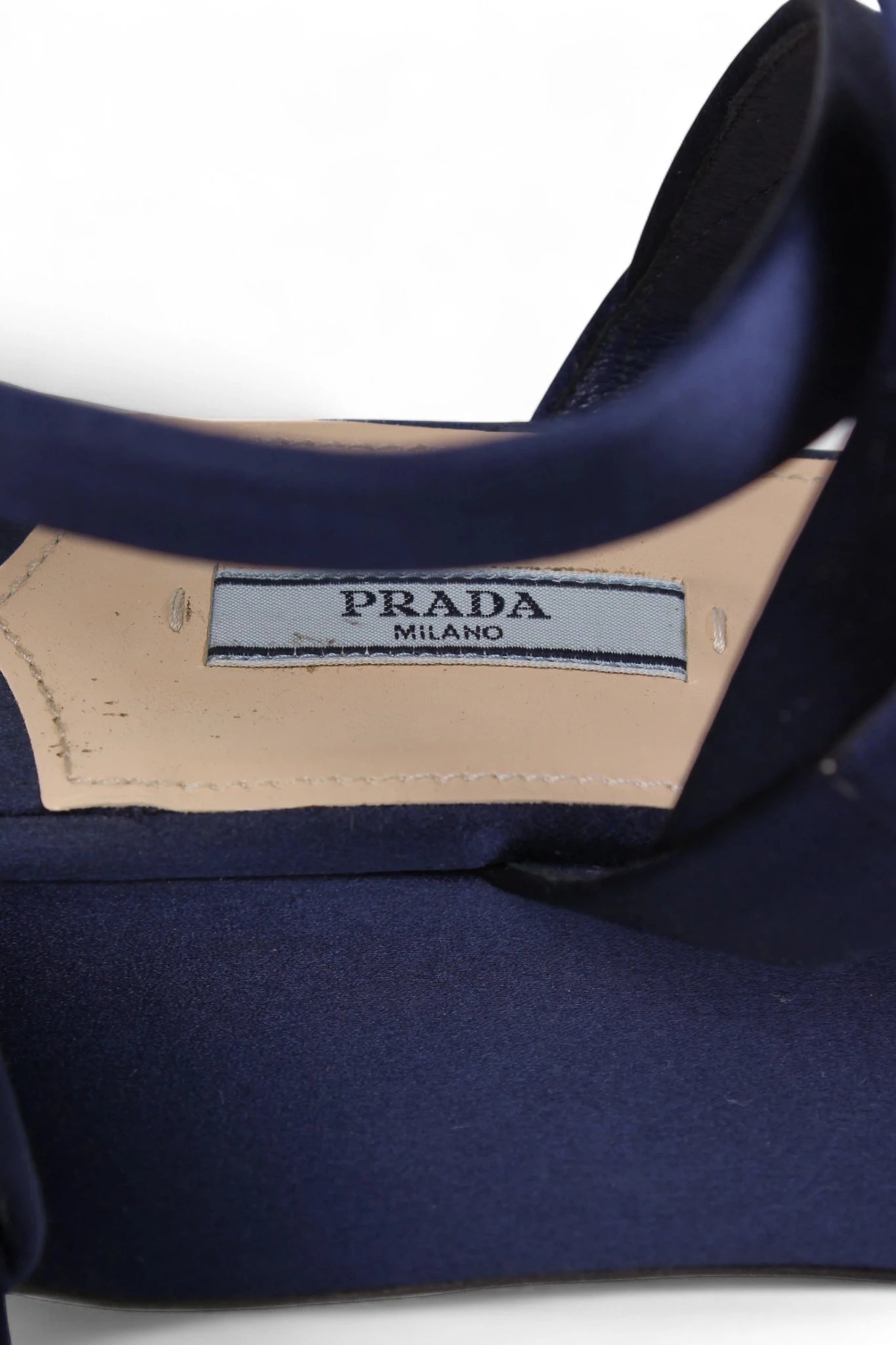 Blue Satin Sandals with Floral Platform SS2013