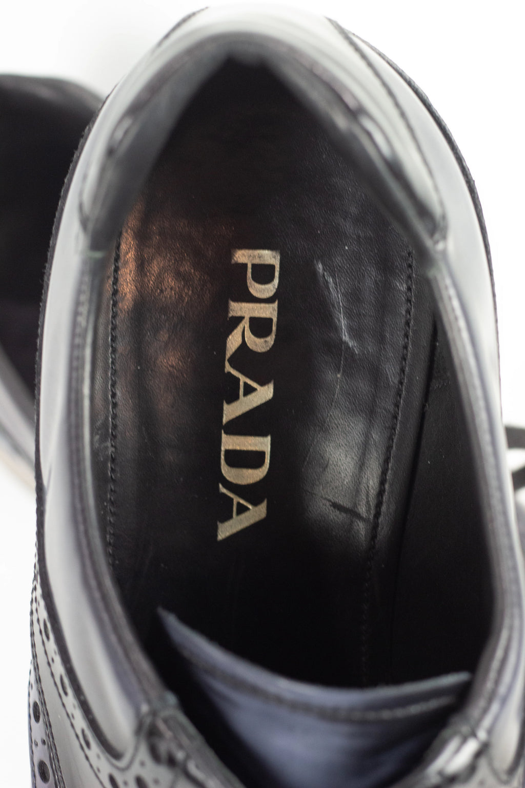 Black and Blue Lace-Up Shoes with Brogue Detailing SS2012