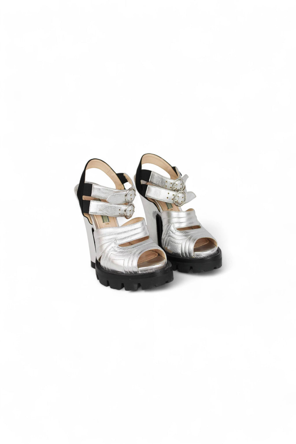 Silver Utility Sandals FW2013