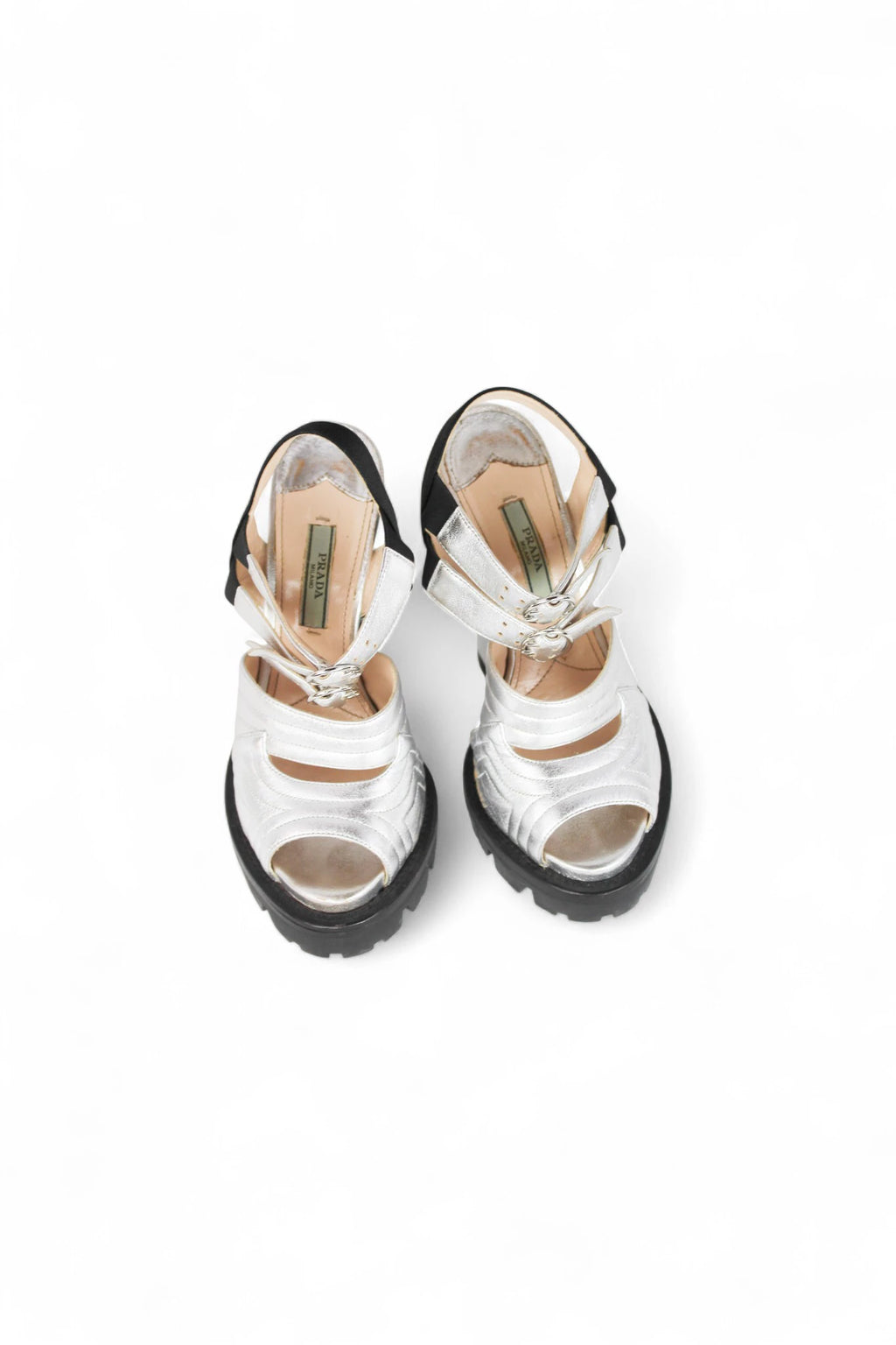 Silver Utility Sandals FW2013