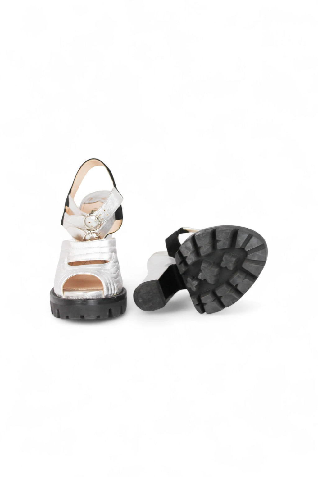 Silver Utility Sandals FW2013