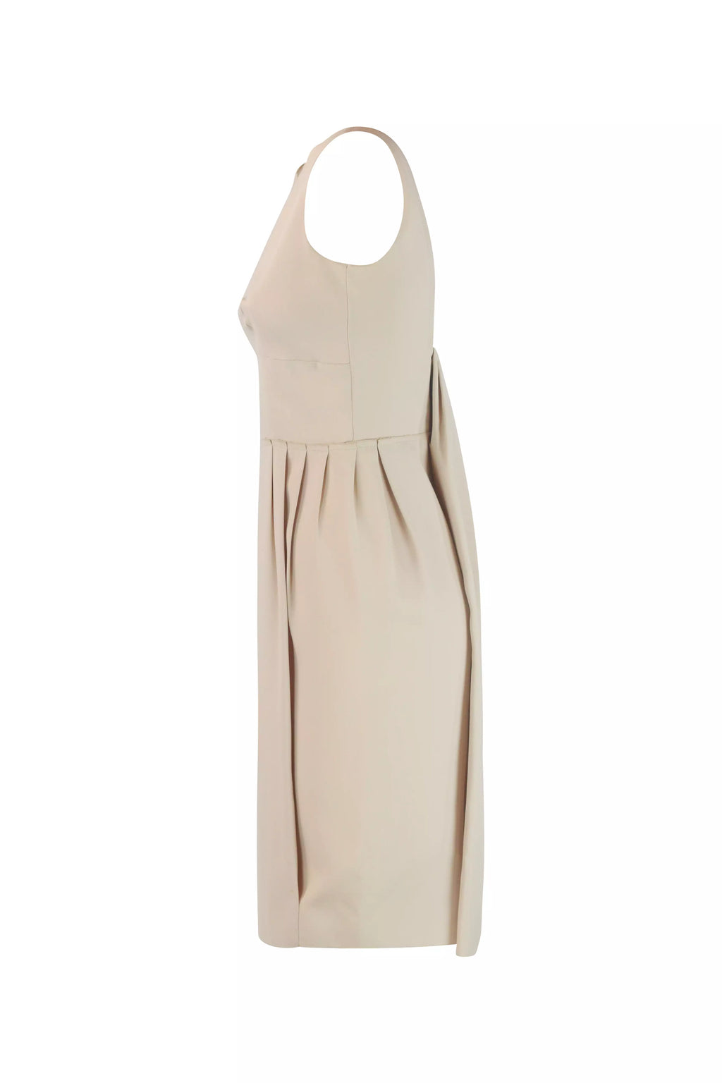 Structured Pale Pink Sheath Dress