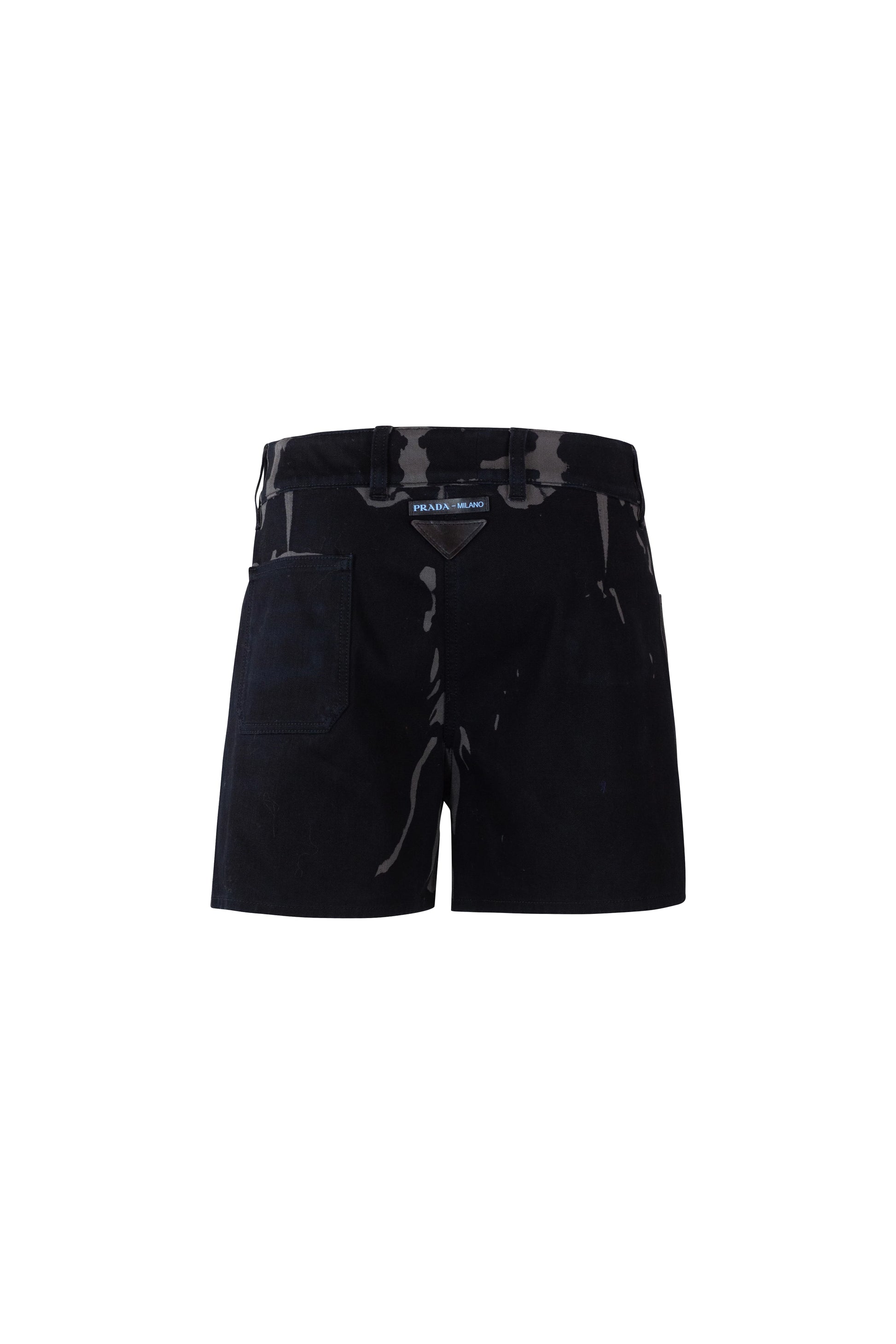 Black Shorts with Grey Print SS2018