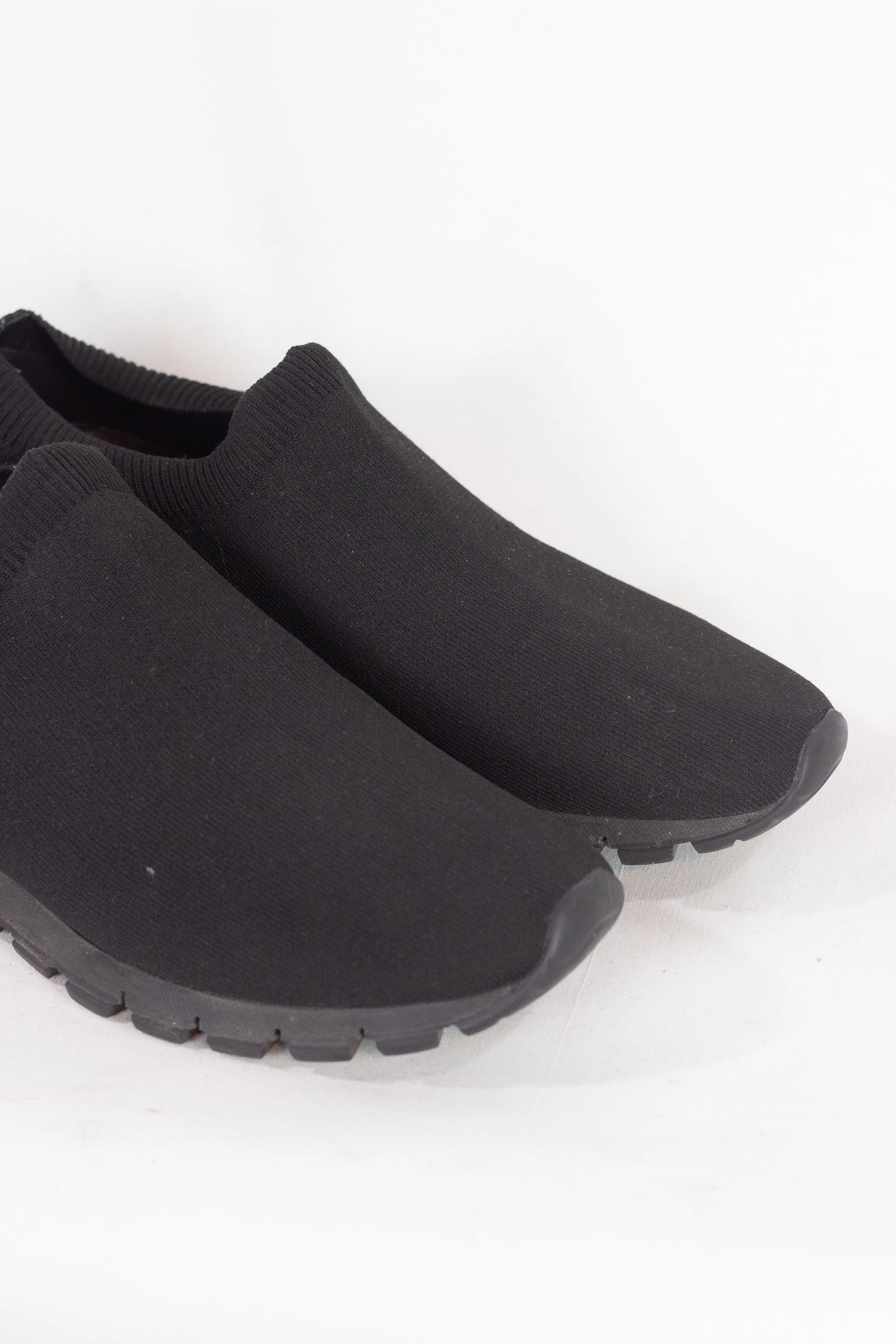 Black Mesh Sock Sneakers