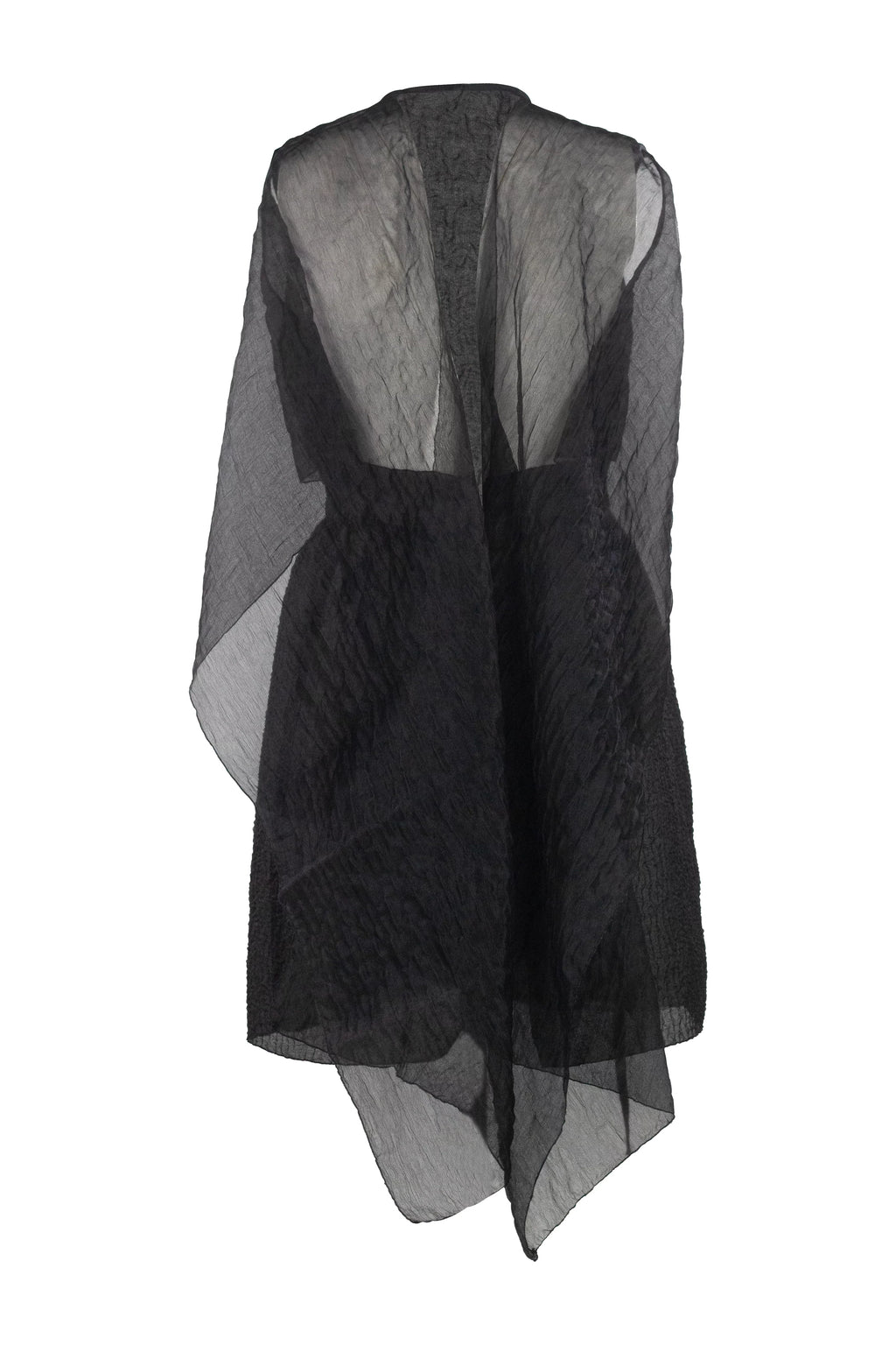 Silk Peplum Top with Chiffon Tails SS2010