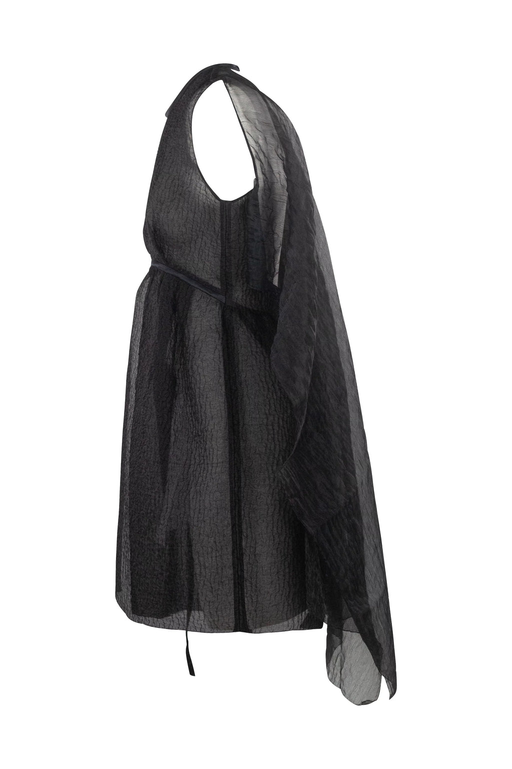Silk Peplum Top with Chiffon Tails SS2010
