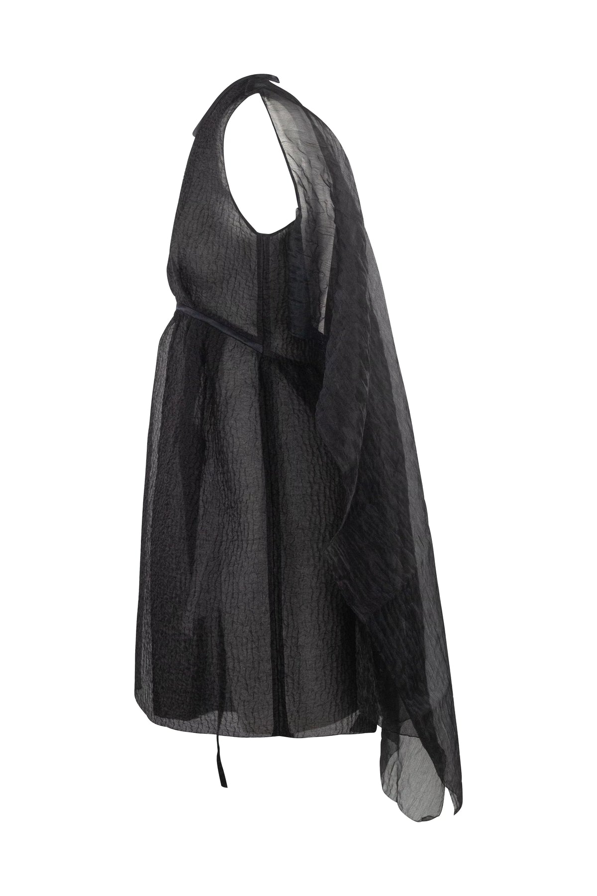 Silk Peplum Top with Chiffon Tails SS2010