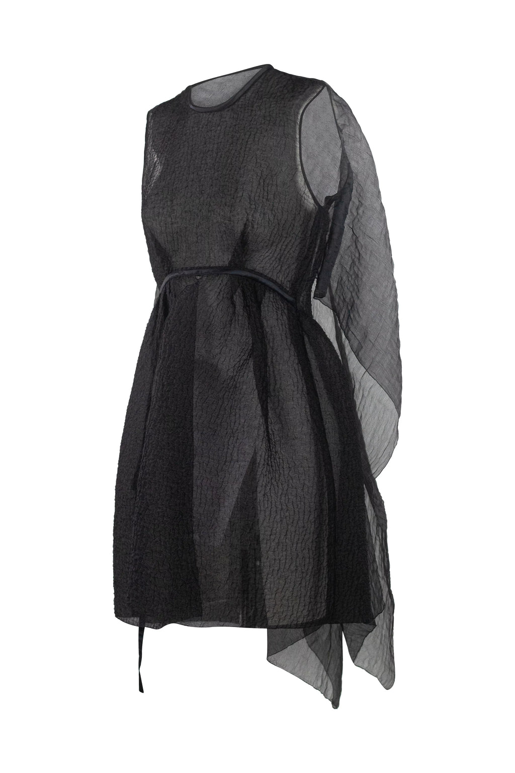 Silk Peplum Top with Chiffon Tails SS2010