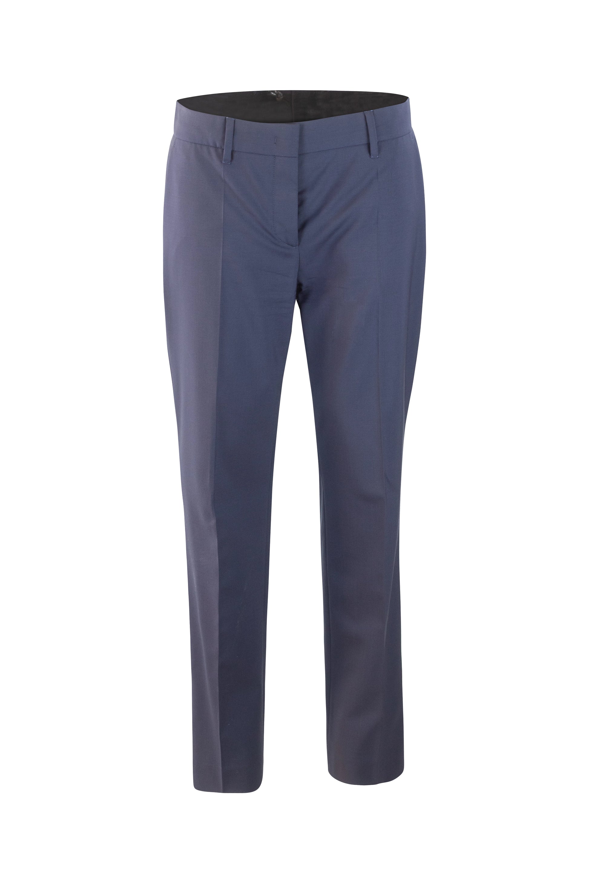 Classic Blue Wool Trousers