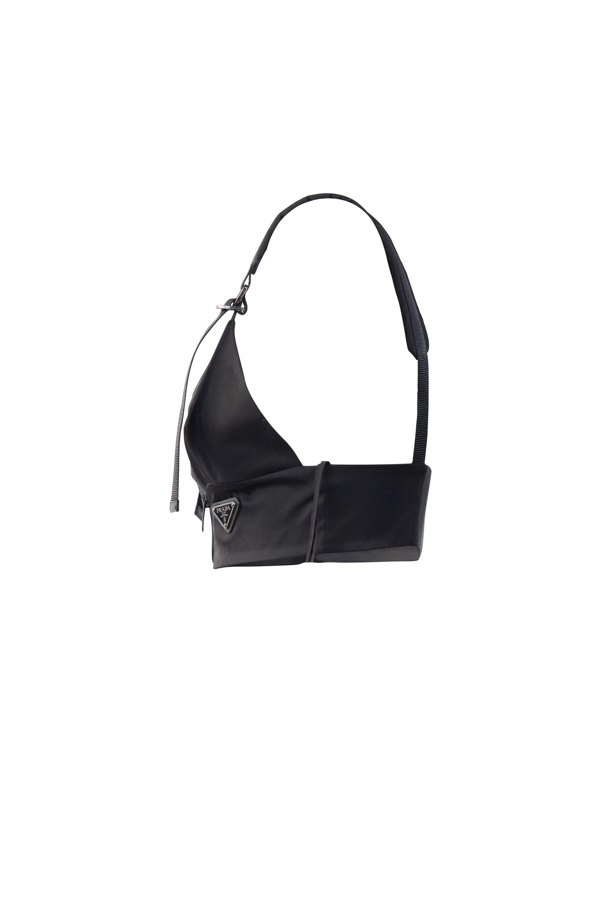 Re-Nylon Zip Bra Top