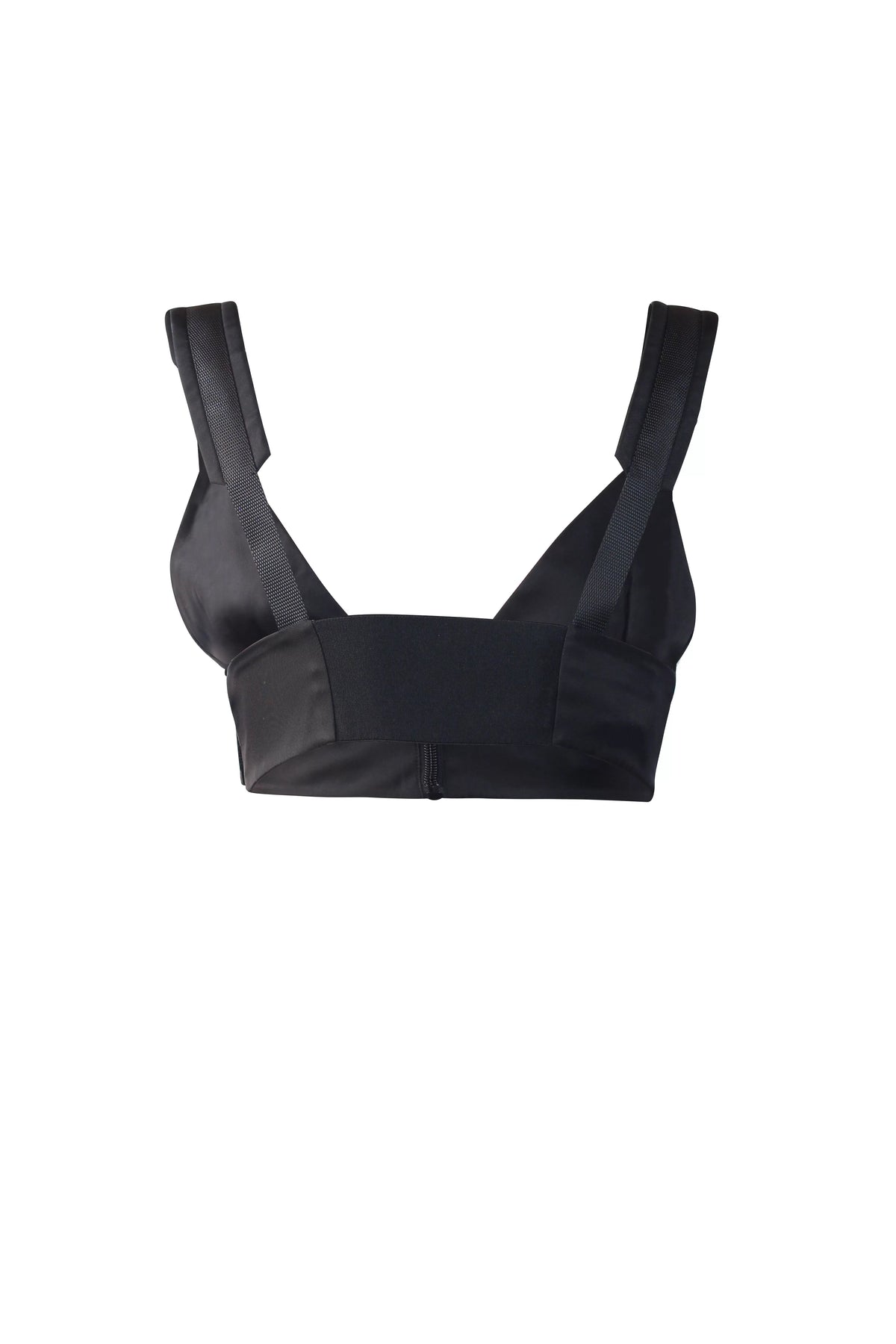 Re-Nylon Zip Bra Top