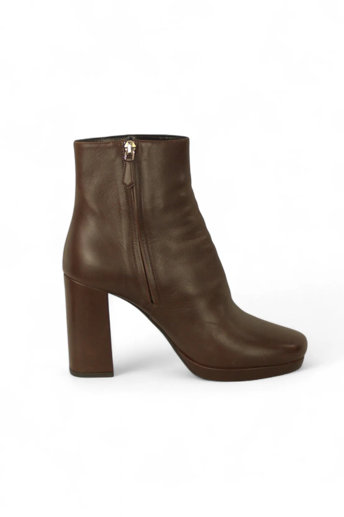 Brown ankle boots