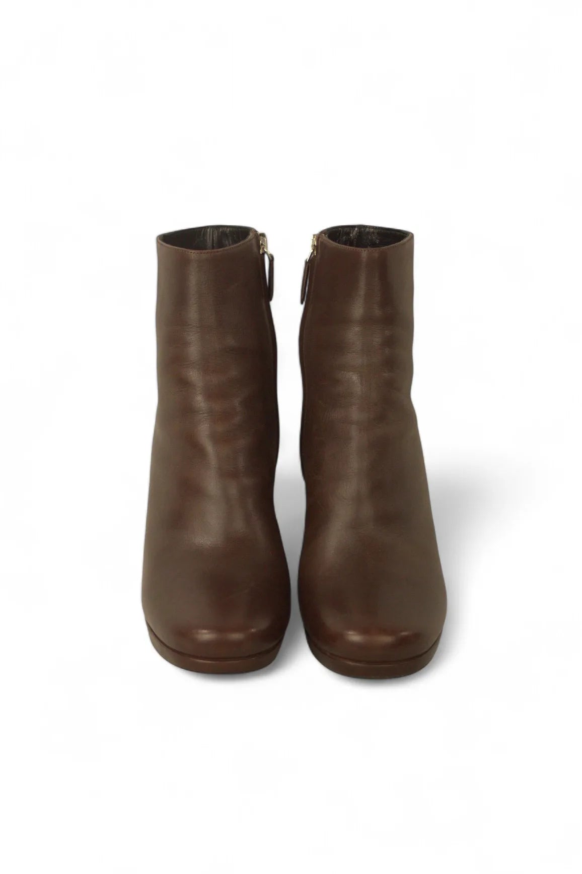 Brown ankle boots