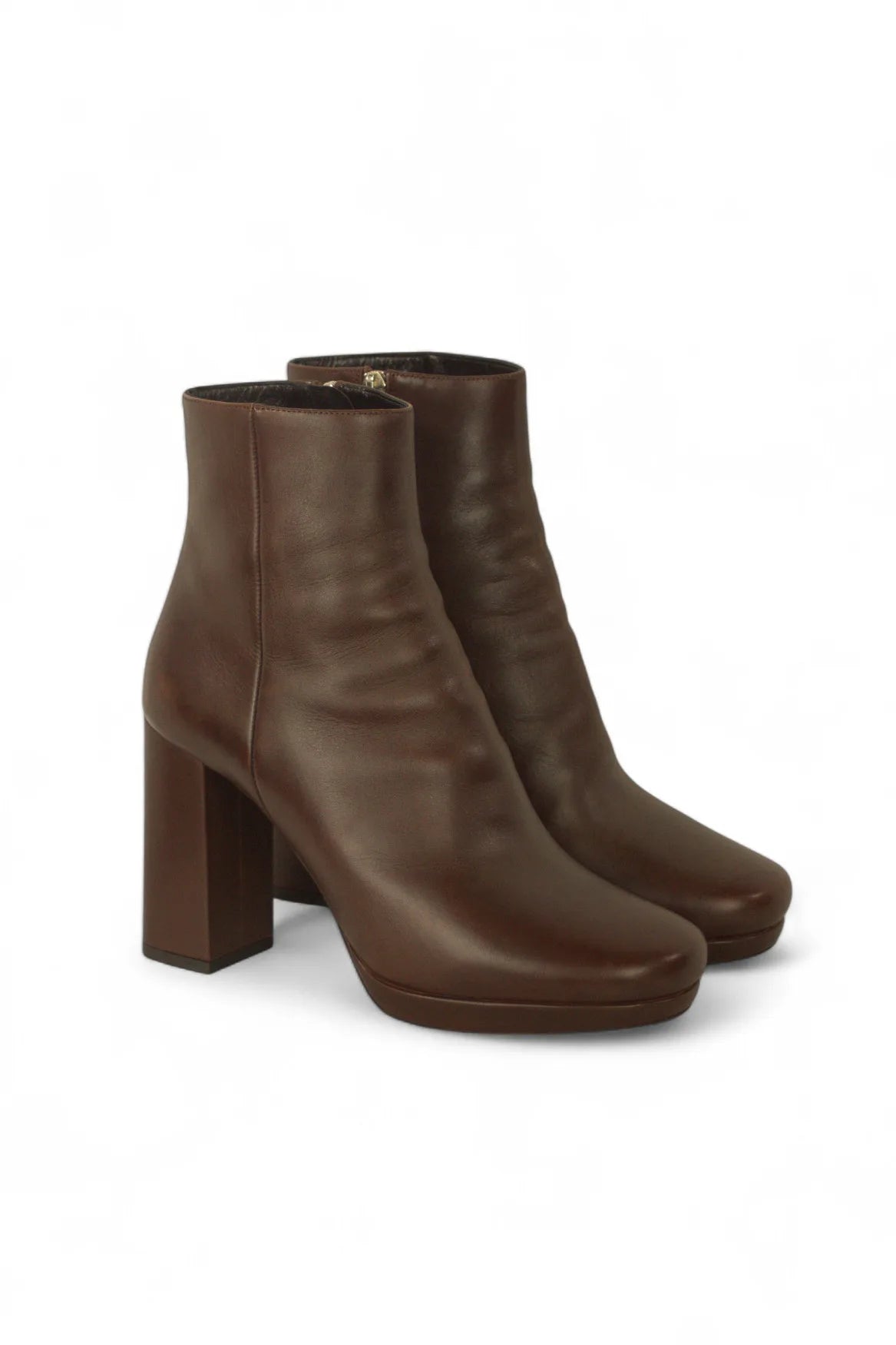 Brown ankle boots