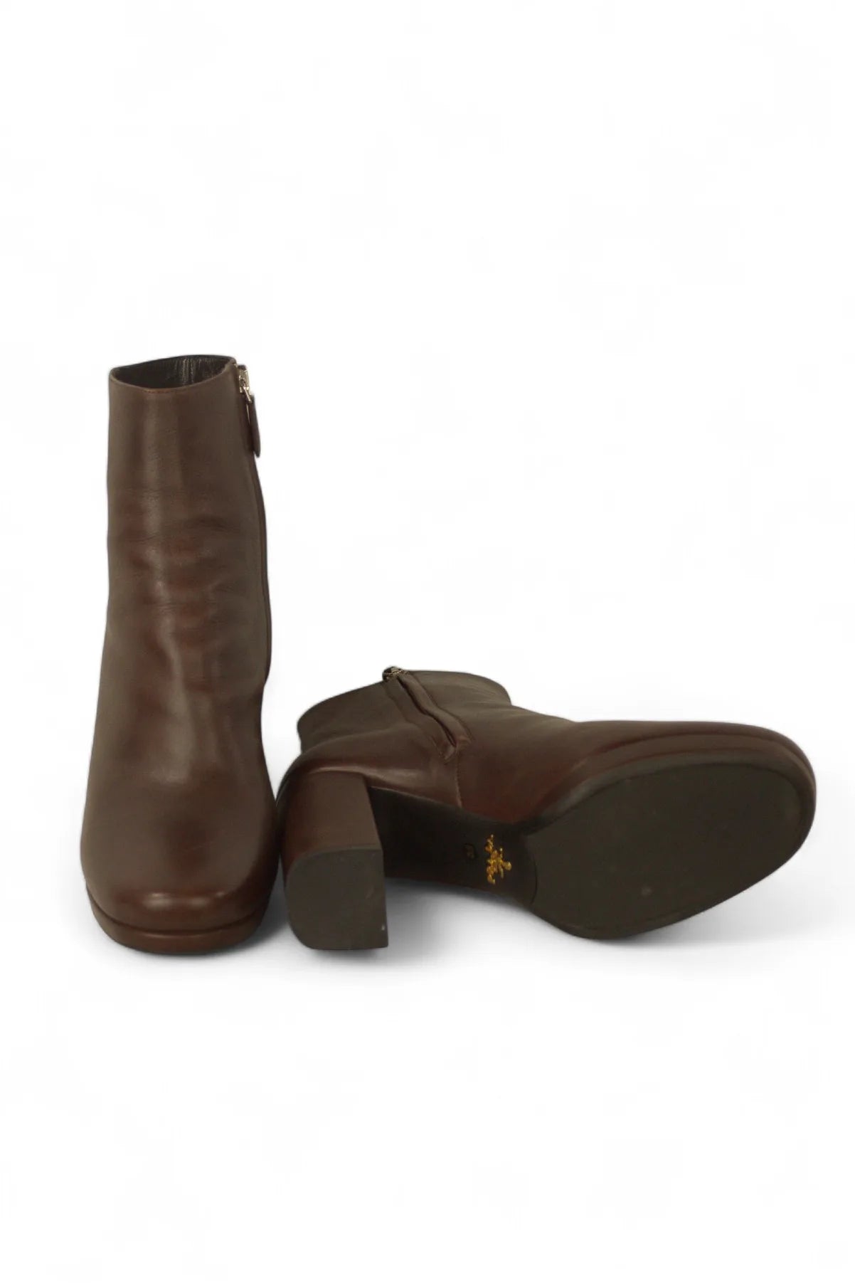 Brown ankle boots