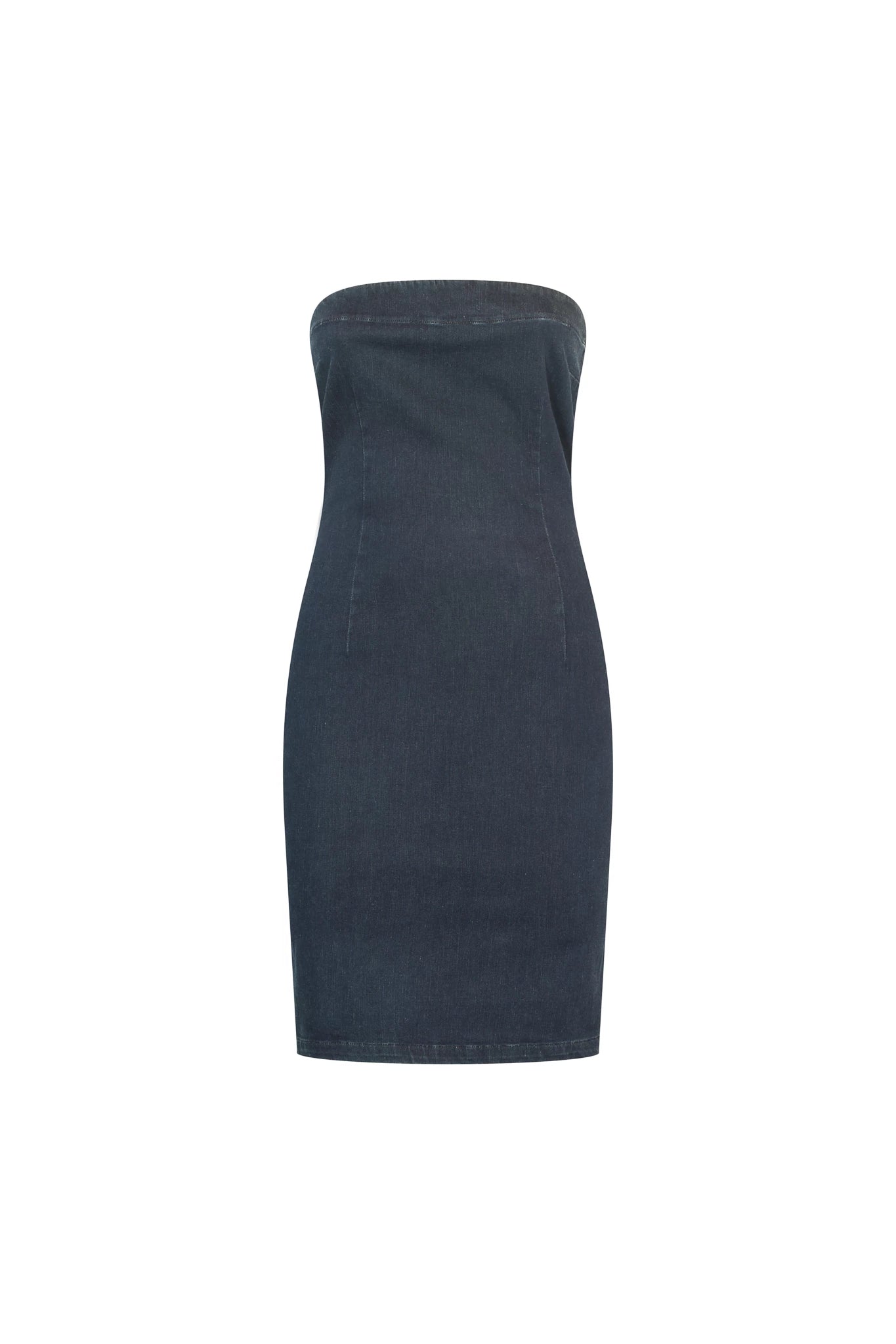 Denim stretch minidress