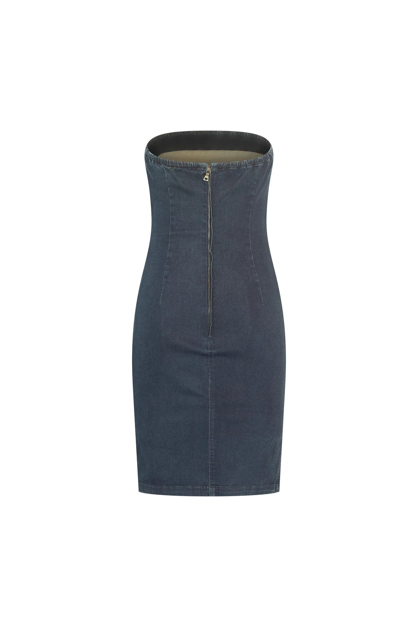 Denim stretch minidress