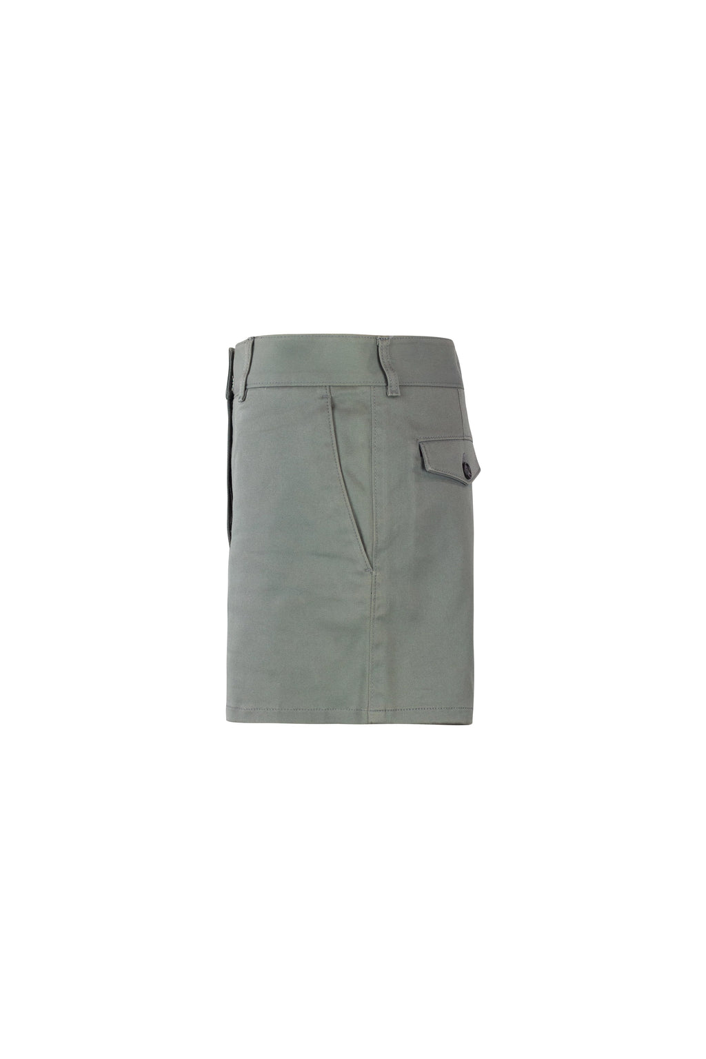 Grey Cotton Shorts SS2018