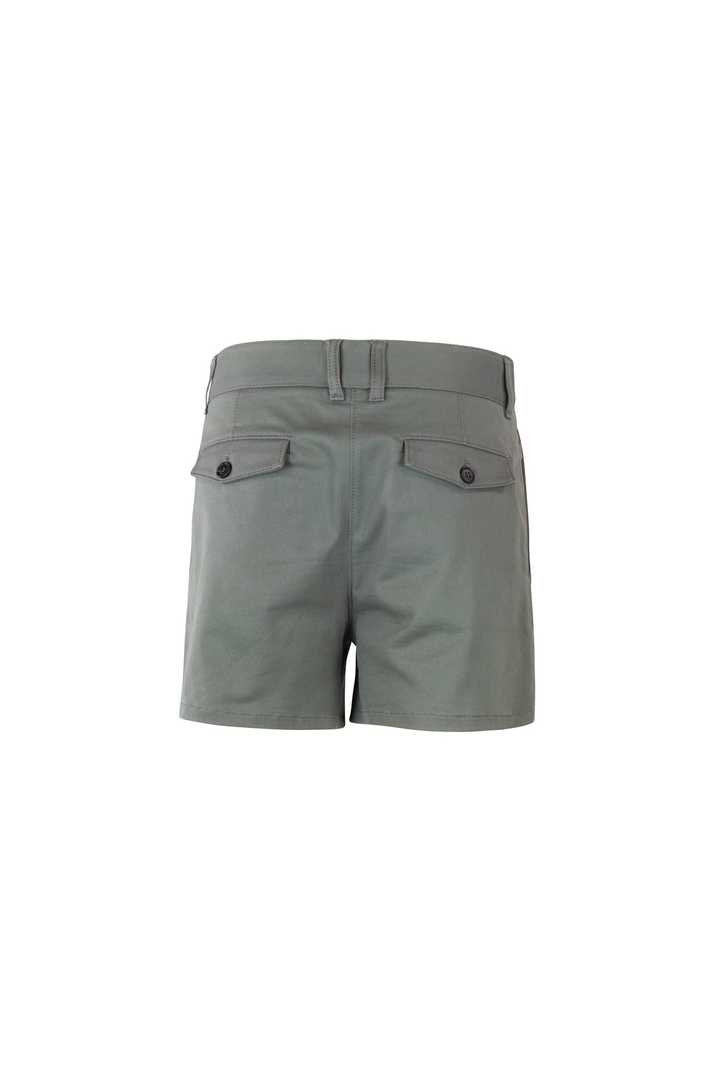 Grey Cotton Shorts SS2018