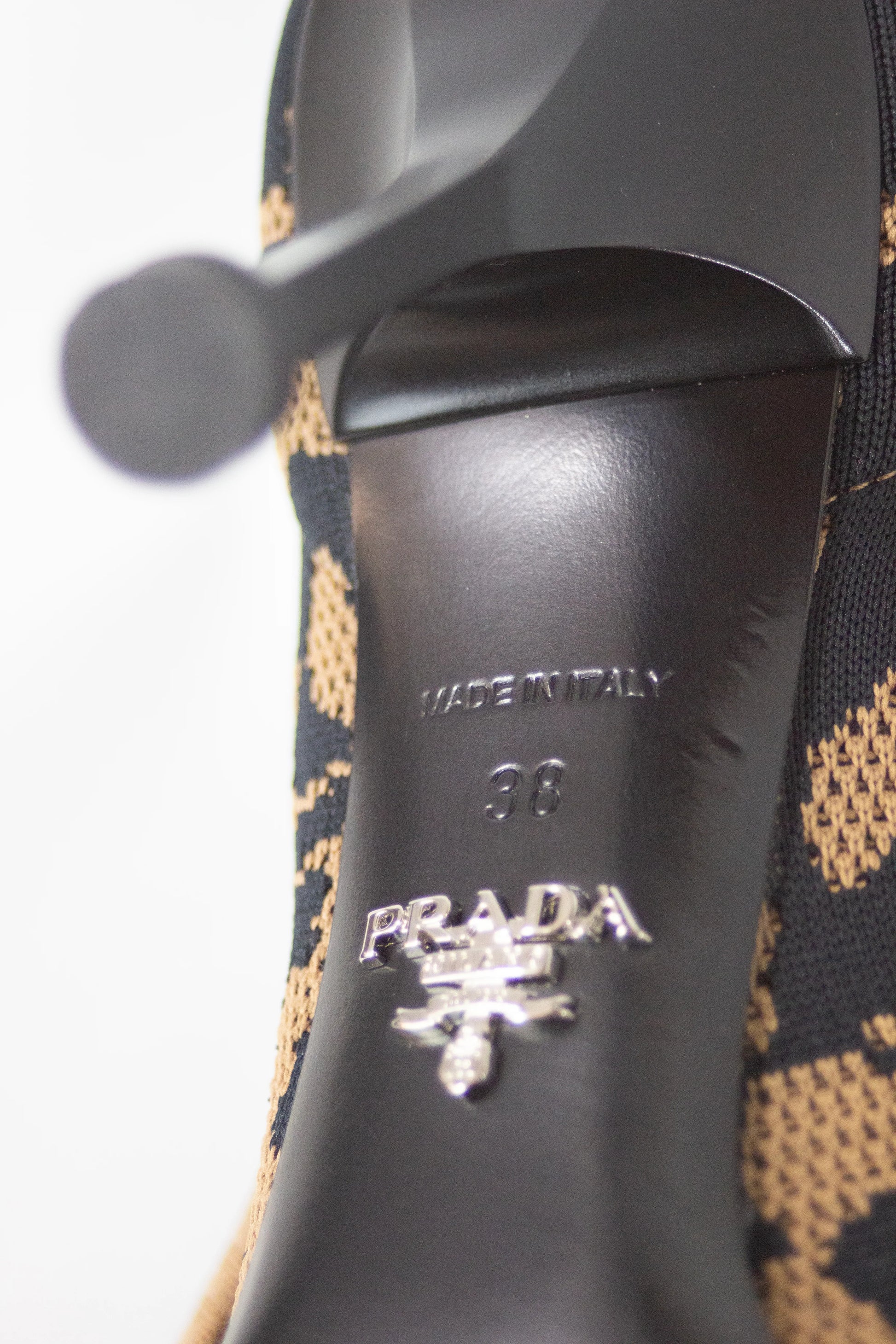 Leopard print mesh pumps