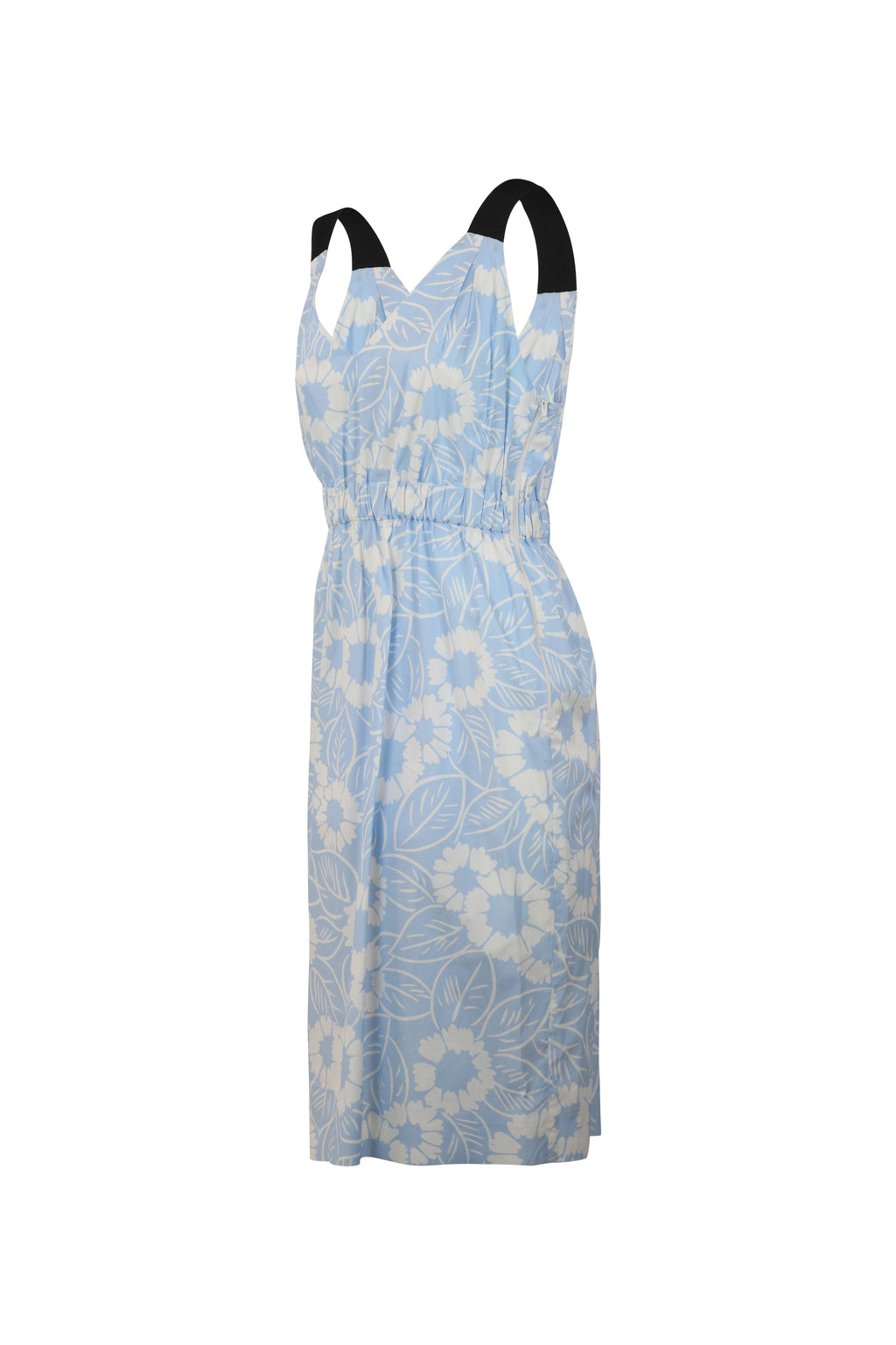 Floral Cotton Midi Dress