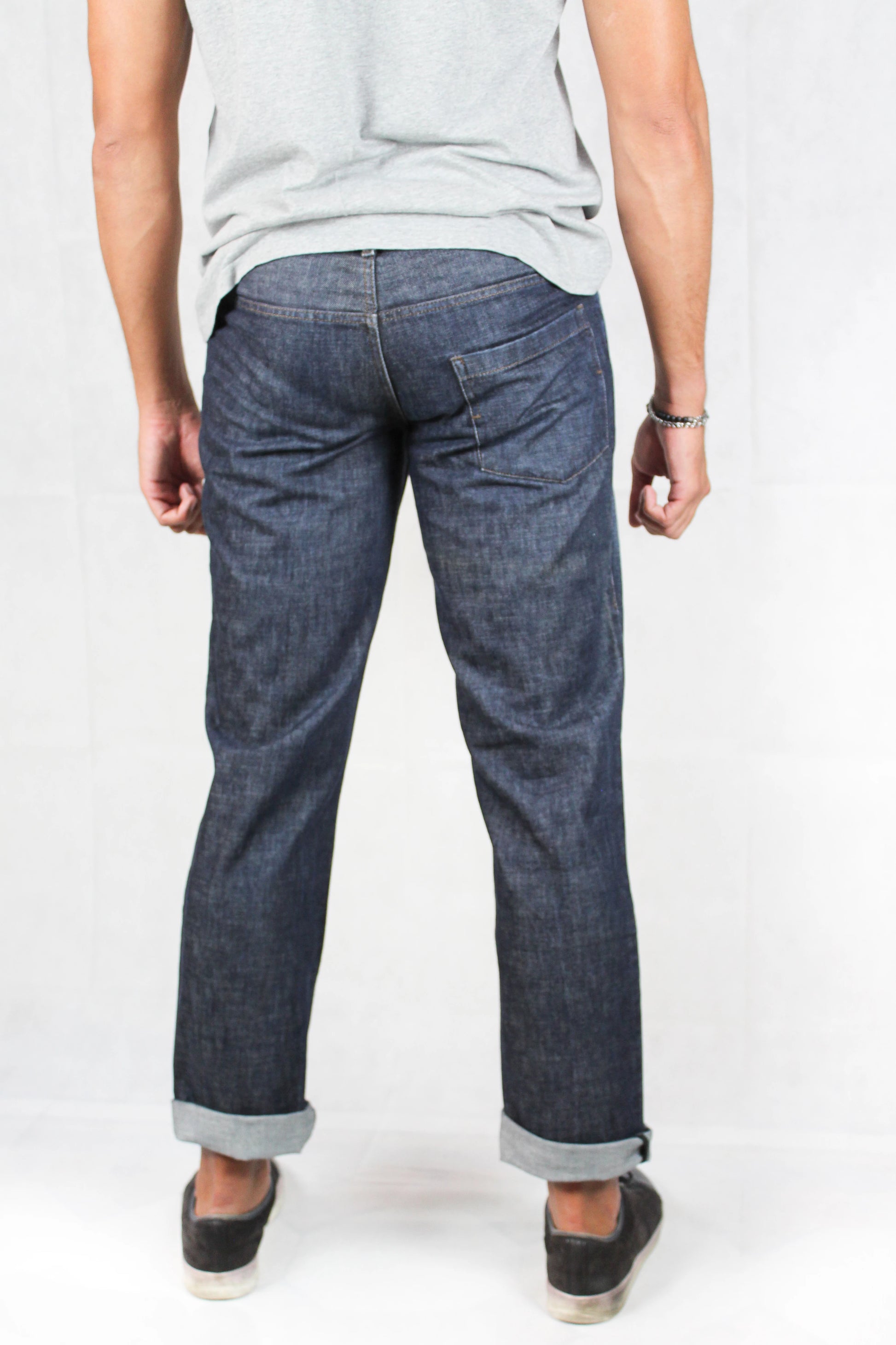 Dark Wash Regular Fit Denim