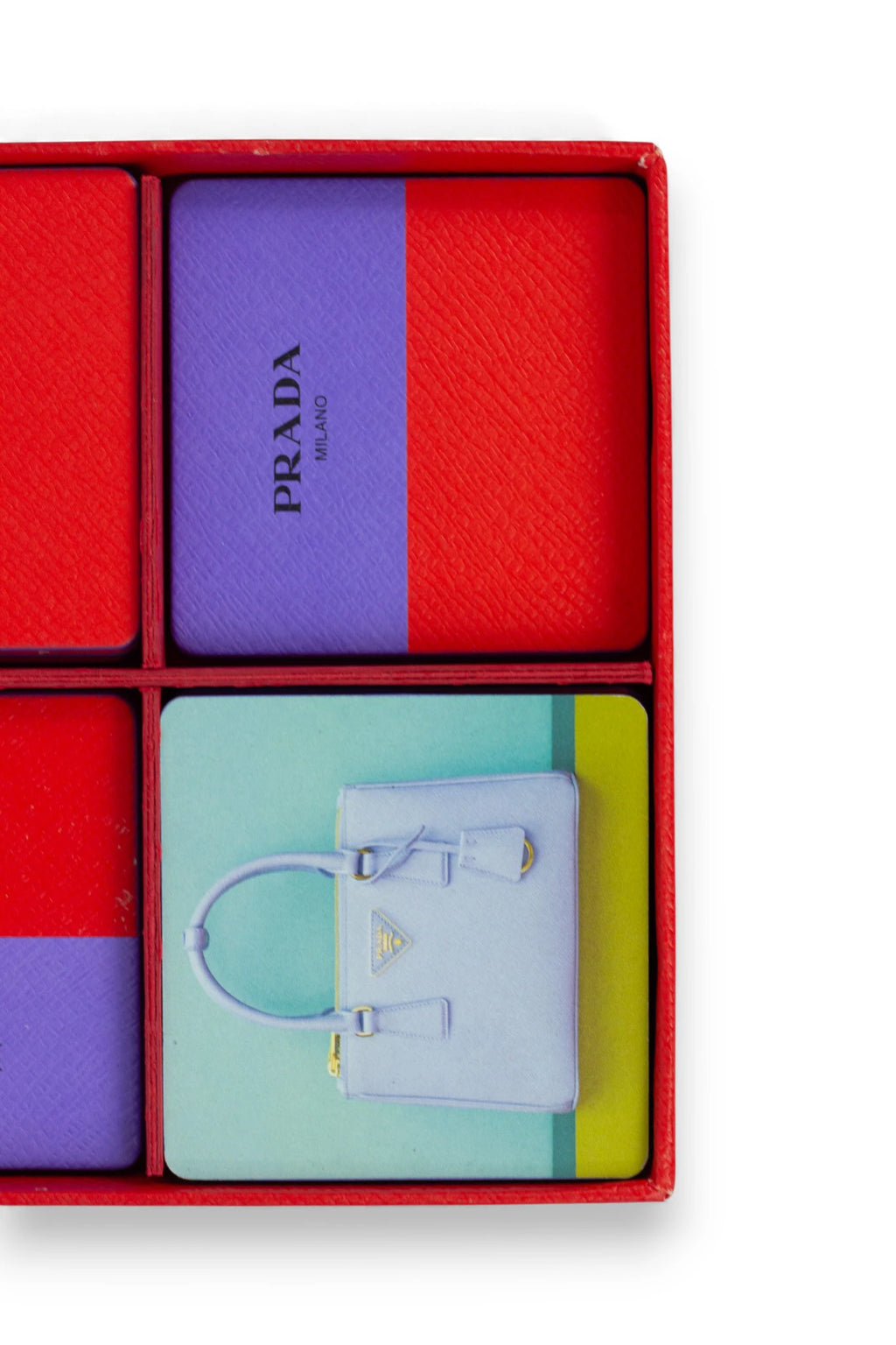 Memory Card Game with Matching Prada Galleria Bag Images
