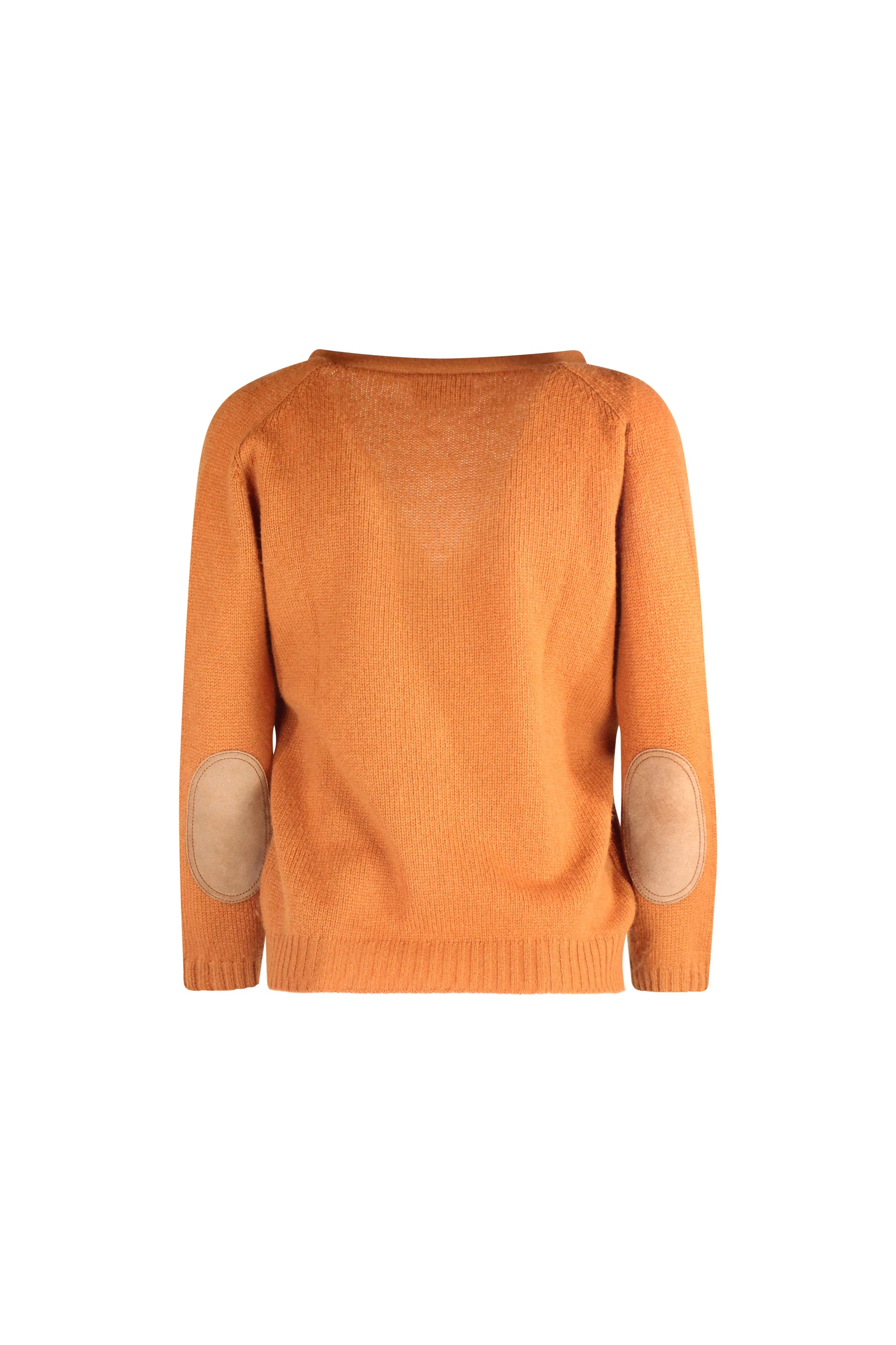 Orange cashmere cardigan
