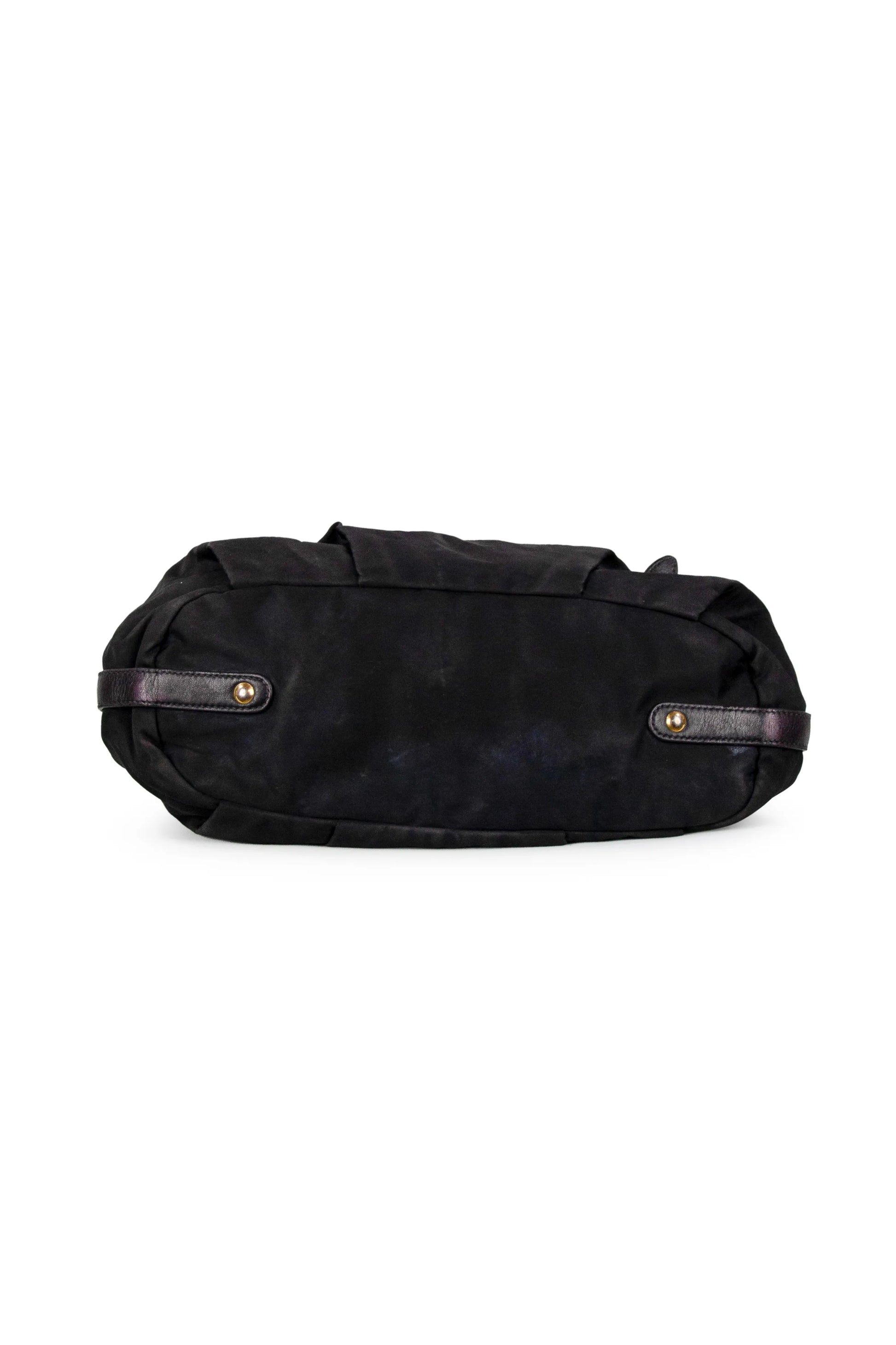Nylon ruffled bag