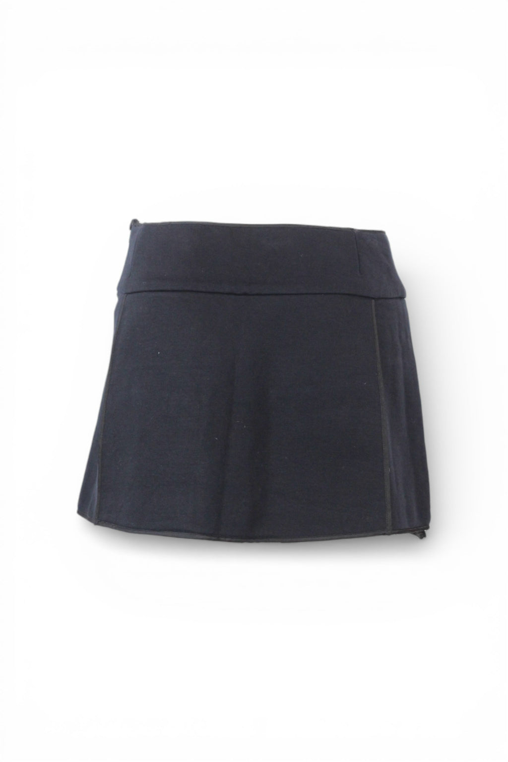 Black Mini Skirt with Side Panels