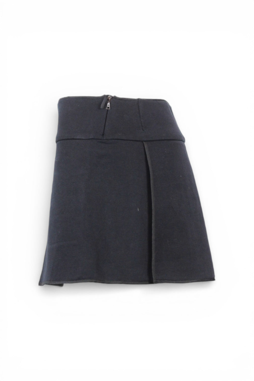 Black Mini Skirt with Side Panels