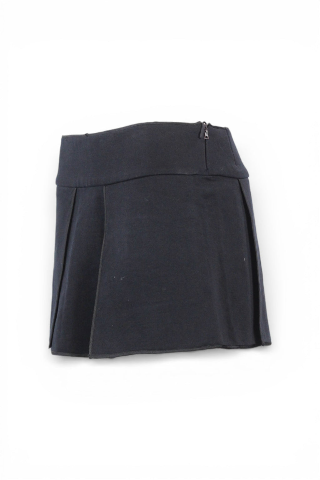 Black Mini Skirt with Side Panels