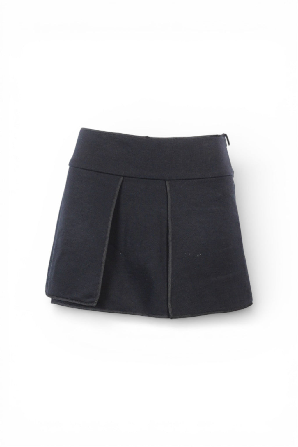 Black Mini Skirt with Side Panels
