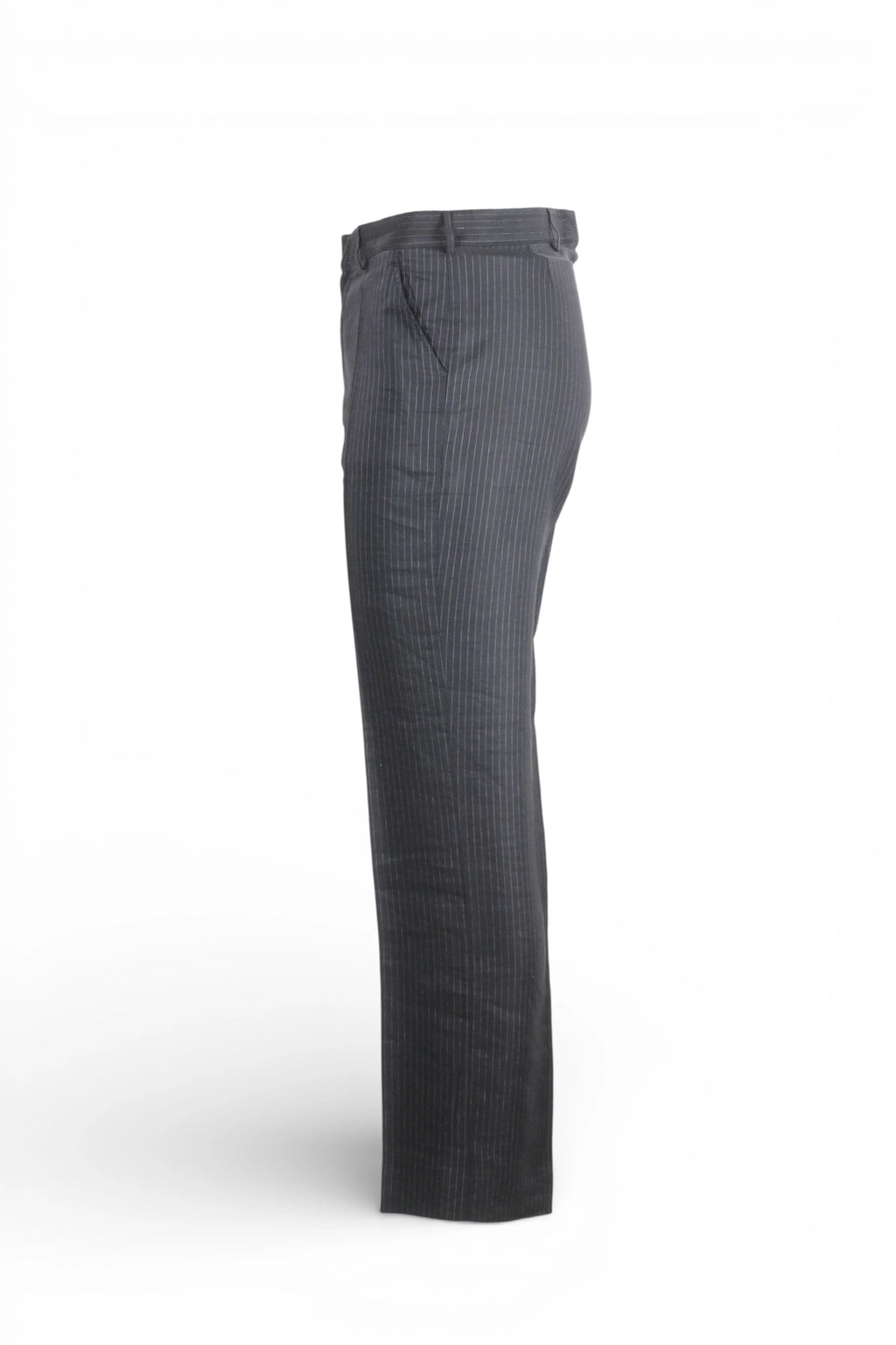 Pinstripe Slim-Cut Tailored Trousers