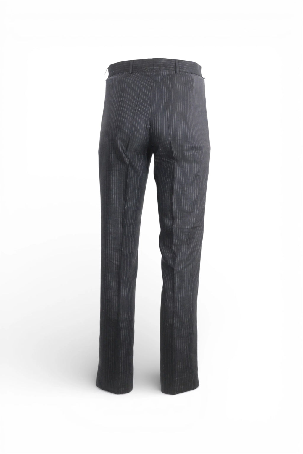 Pinstripe Slim-Cut Tailored Trousers