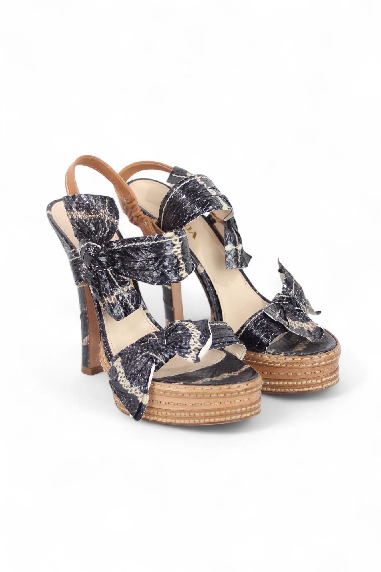 Snakeskin sandals SS2009