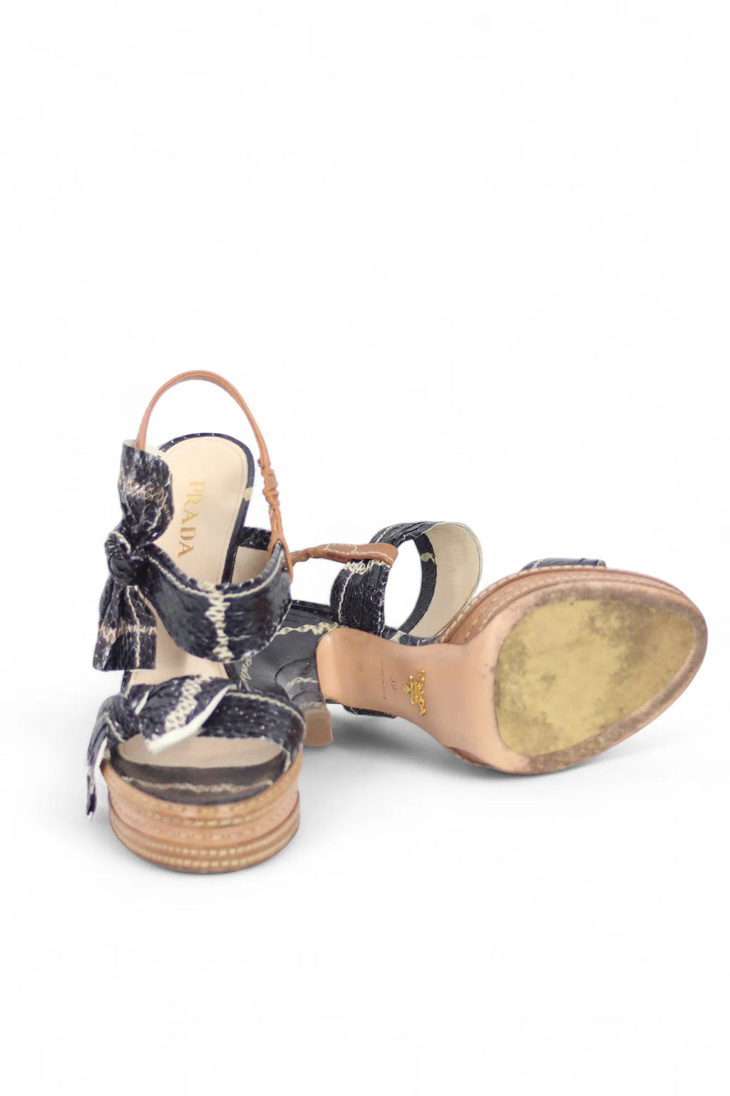 Snakeskin sandals SS2009