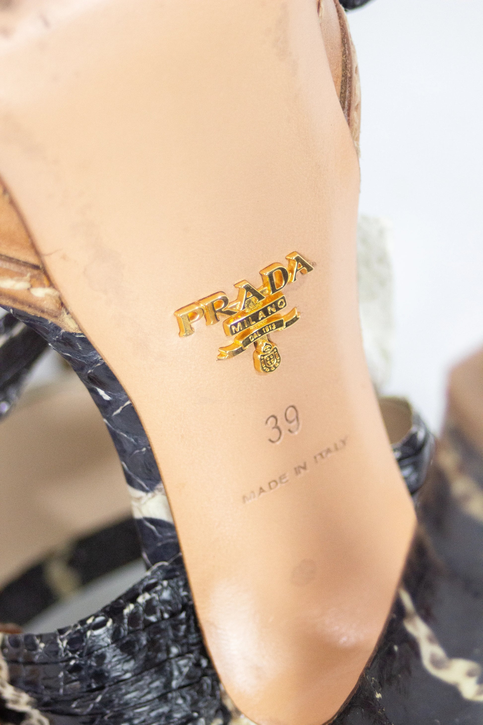 Snakeskin sandals SS2009