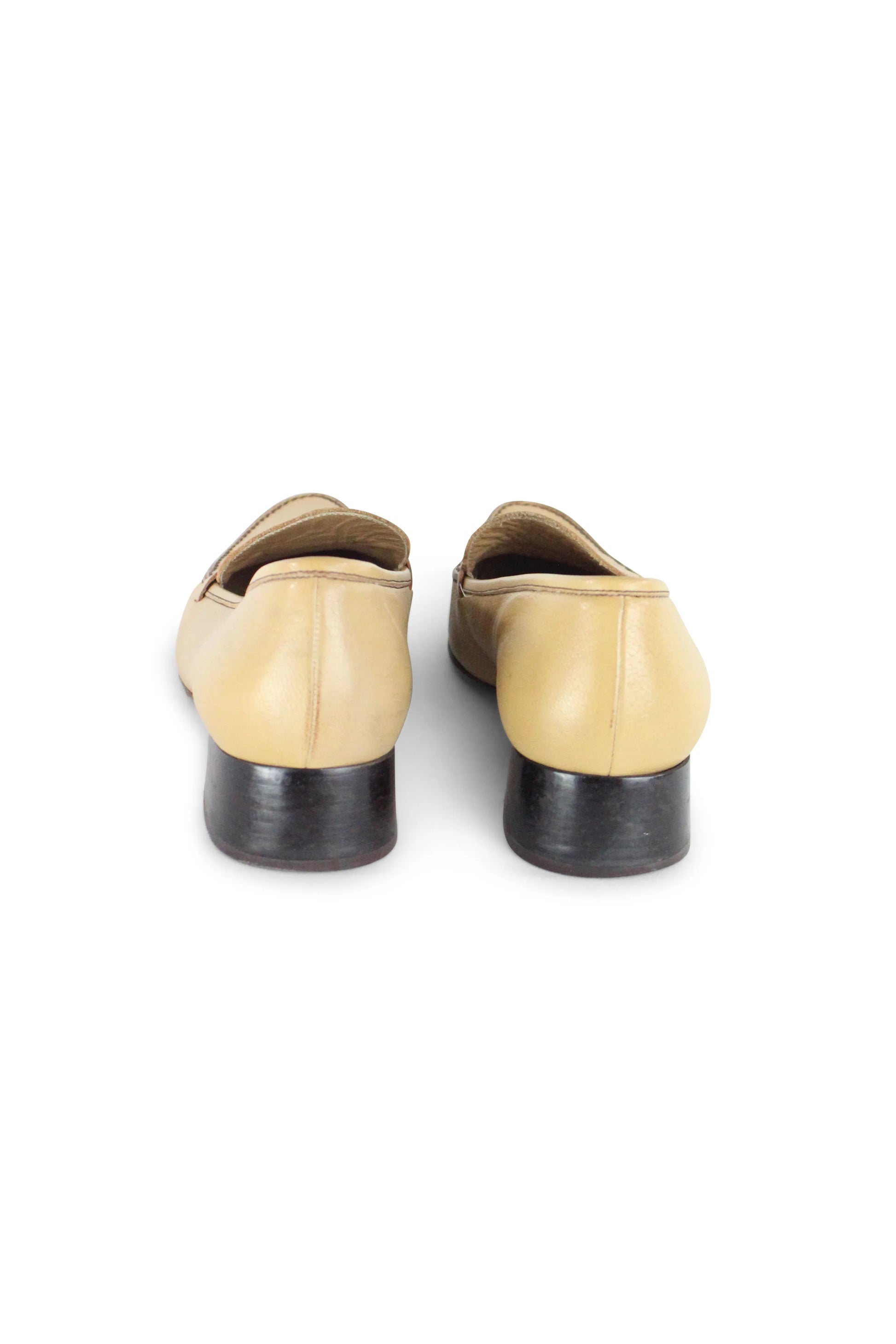 Butter pointed loafers