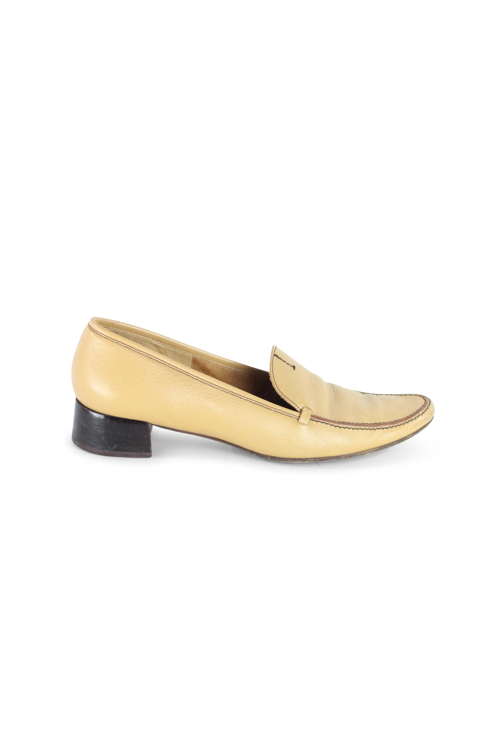 Butter pointed loafers