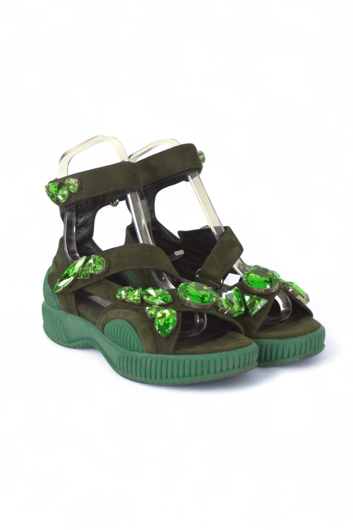 Chunky green sandals SS2014